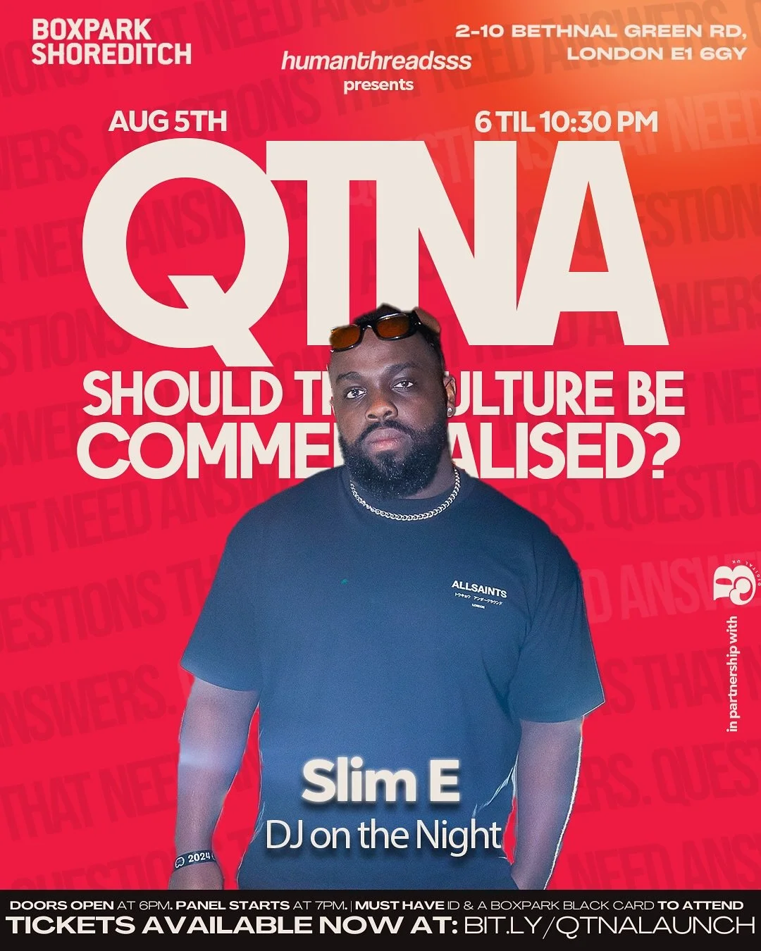You can&rsquo;t talk about culture without talking about music 🎵

It shapes our memories, sets the tone and brings us together, so of course we had to bring someone special on deck.

If the face looks familiar, it&rsquo;s because Slim E (@_bigea) is