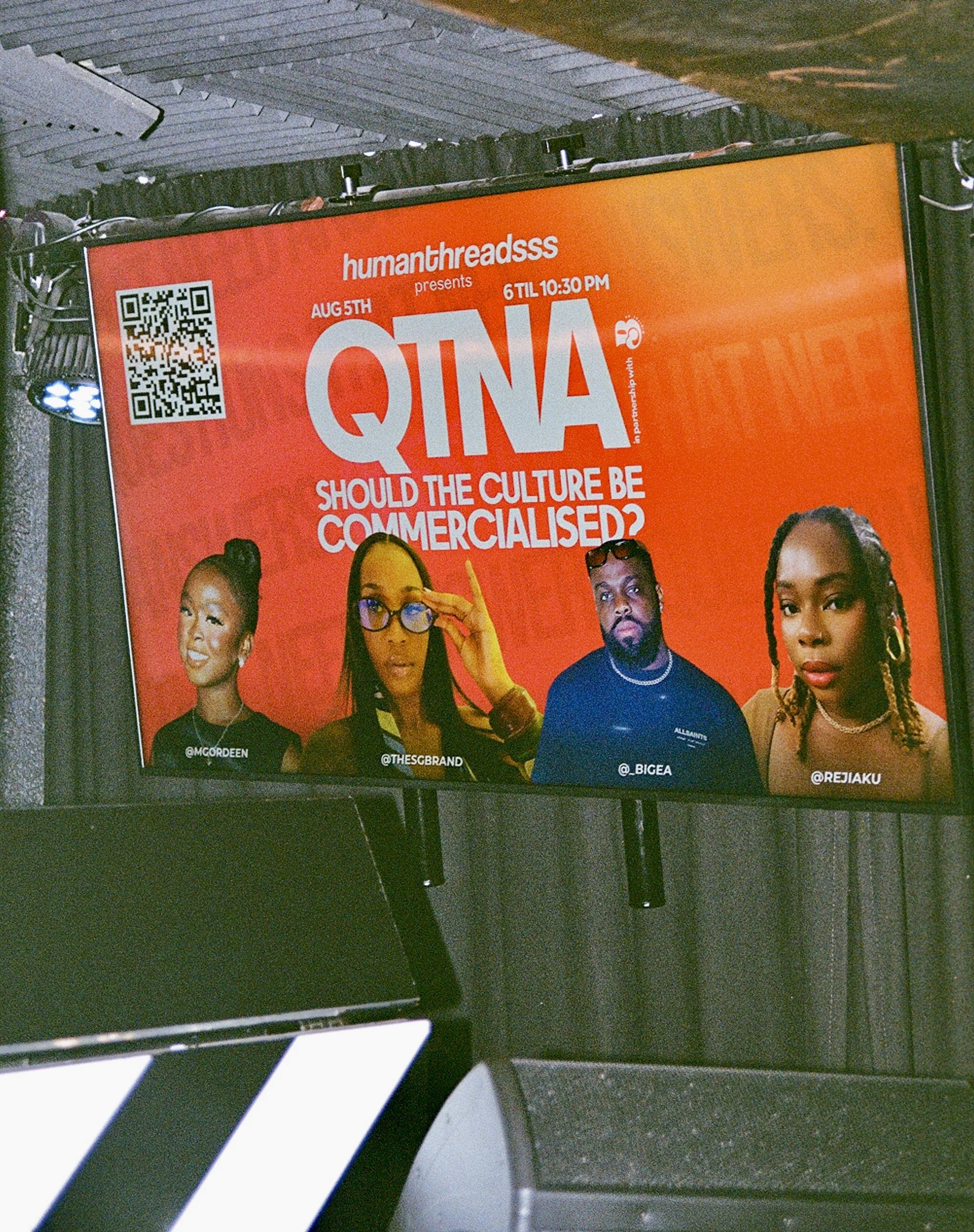 Questions That Need Answers: Should the Culture Be Commercialised?