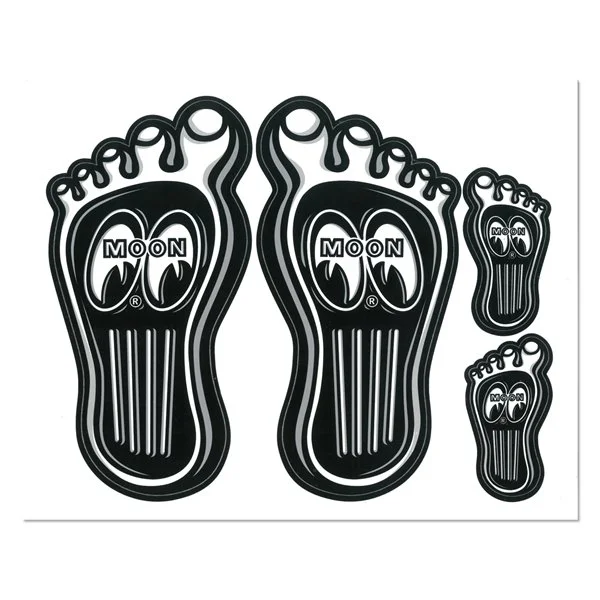 MOON Surfer Gas Pedal Decal Sheet