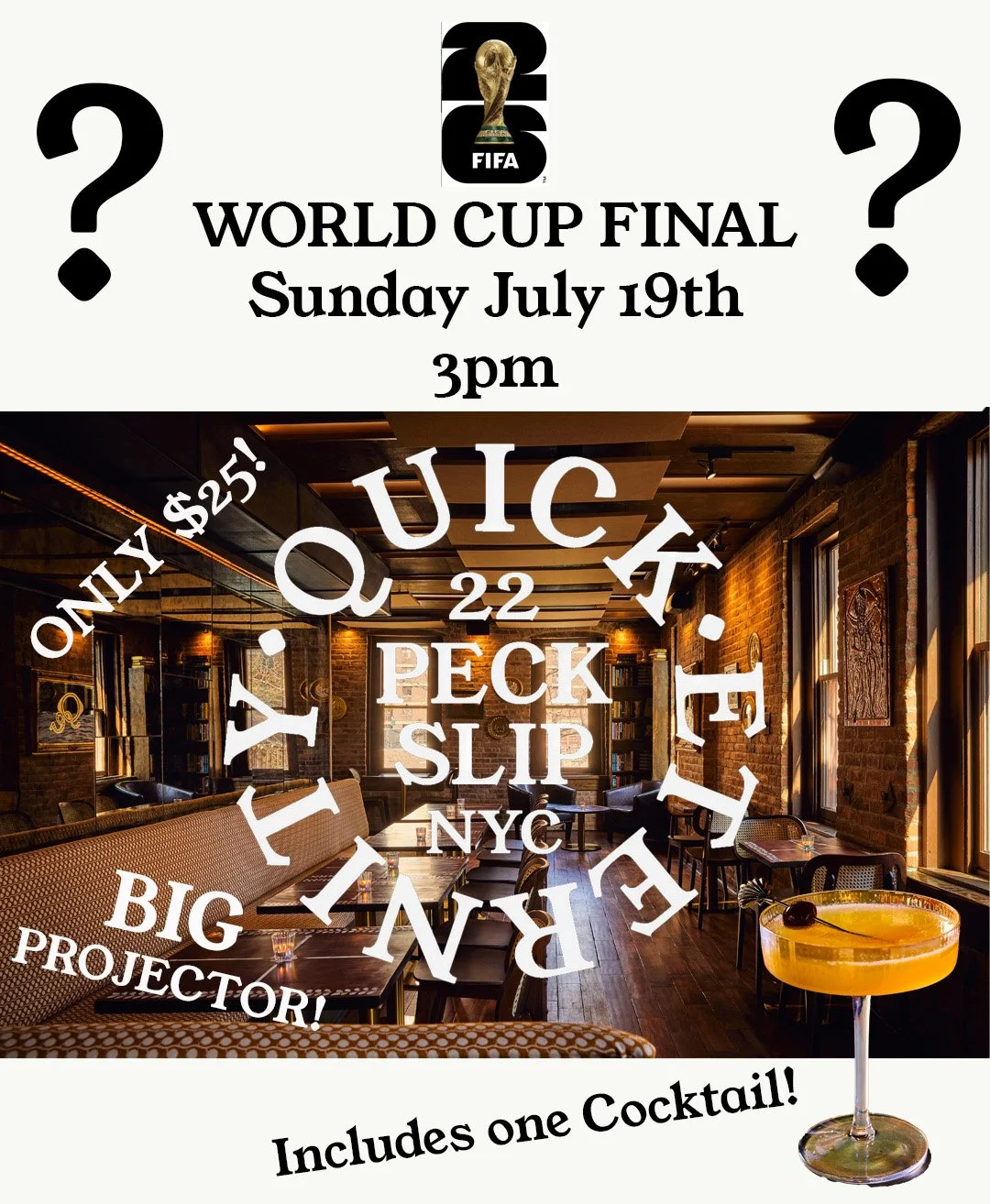 WORLD CUP FINAL WATCH PARTY