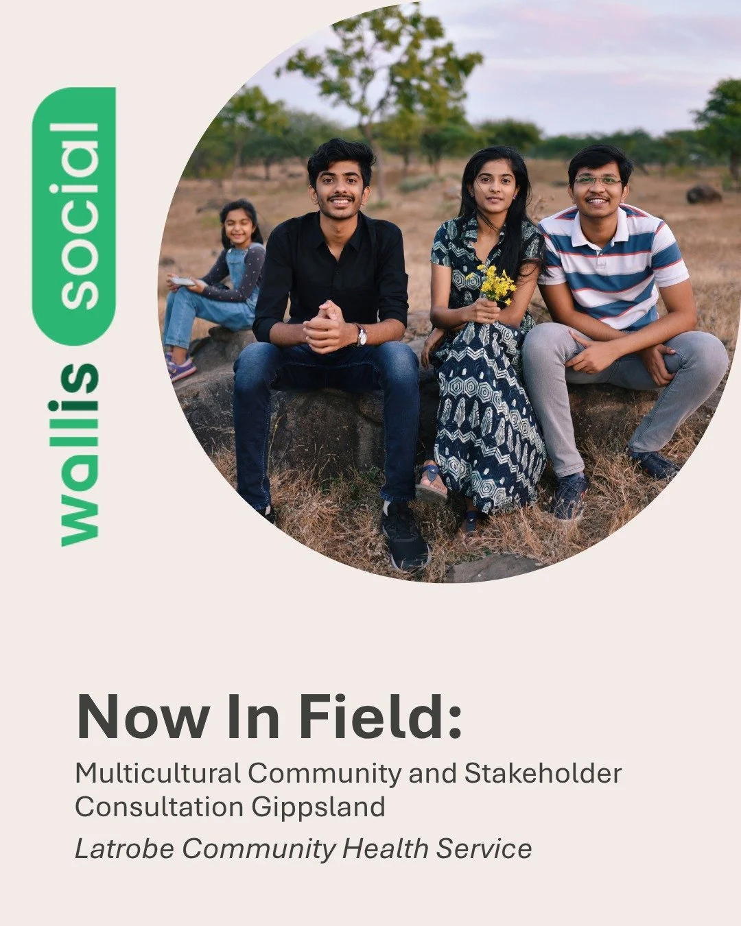 Wallis Social Research is conducting the Multicultural Gippsland research in partnership with @latrobe_chs. We are conducting research with Gippsland community members and stakeholders to explore and to identify actions to make Gippsland an inclusive