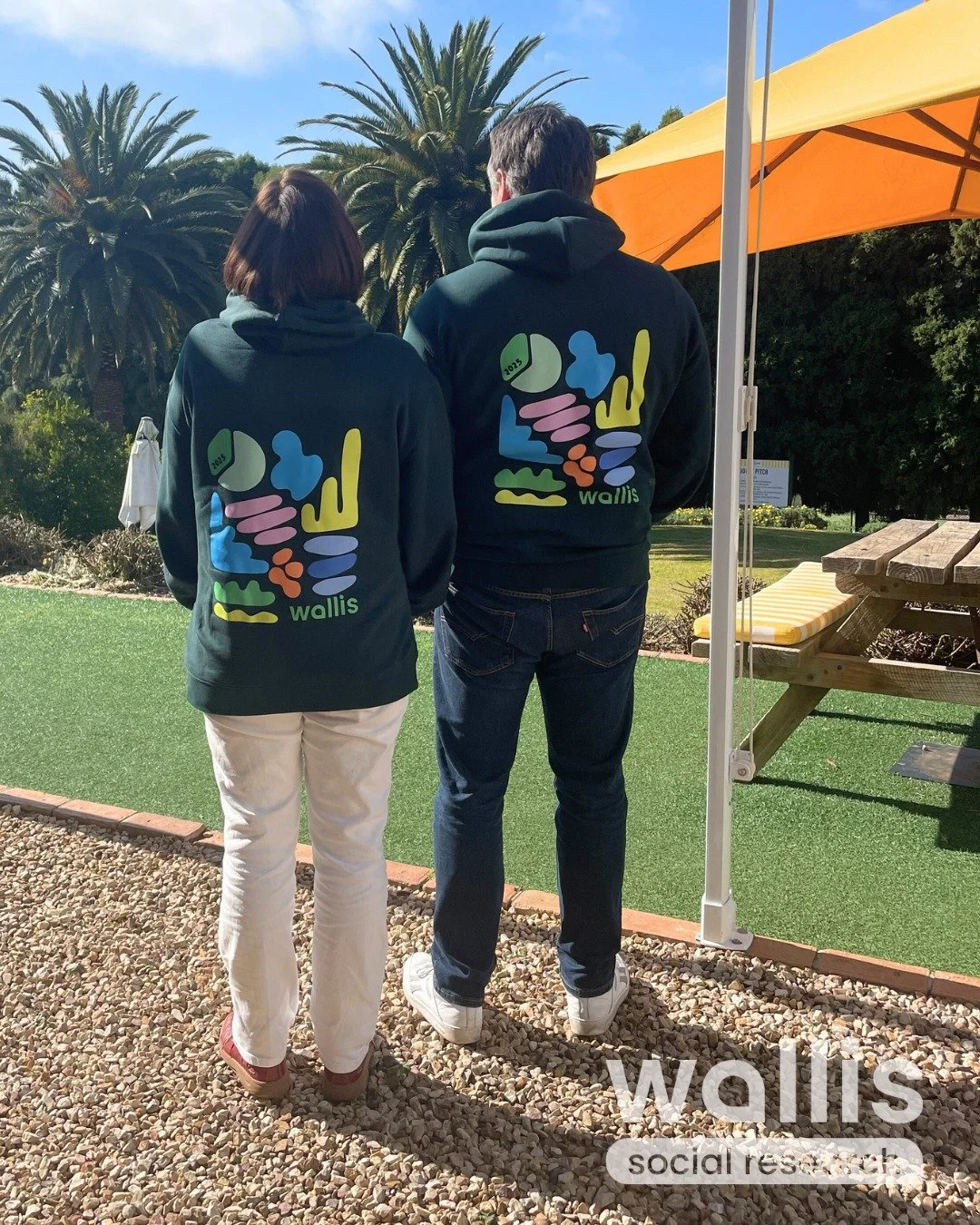 Now in our second year, our Wallis jumpers are a big hit with our team - we've even heard of some being seconded by family members! This year's version builds on last year's design, taking our charts and graphs in our new colorways, and reimagining i