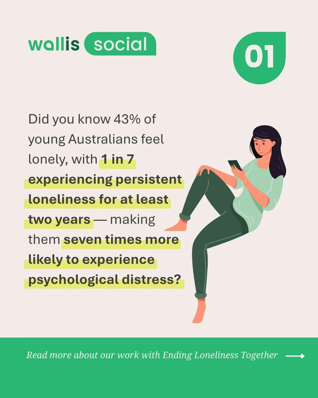 We’re proud to continue our partnership with @endlonelinessau and can’t wait for Australia’s National Loneliness Conference on 6–7 November. Wallis team member Ros will be joining the panel 'Shaping Solutions Through Lived Exp
