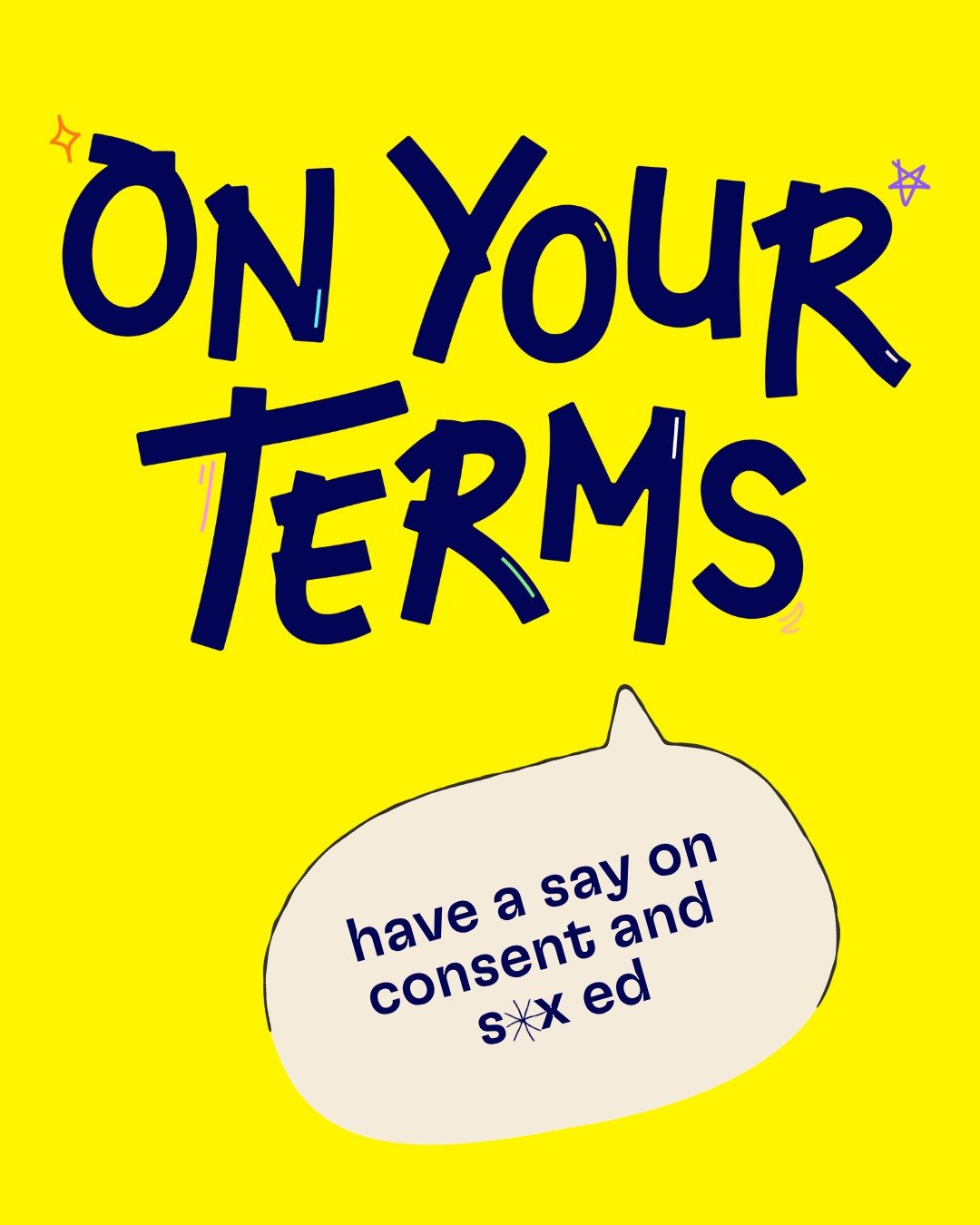 Do you know a young person aged 14-18? It&rsquo;s time for them to have their say in the national survey on consent and sex education, On Your Terms.
⌛ It only takes 10-15 minutes
✅ The findings will help inform how consent, respectful relationships 