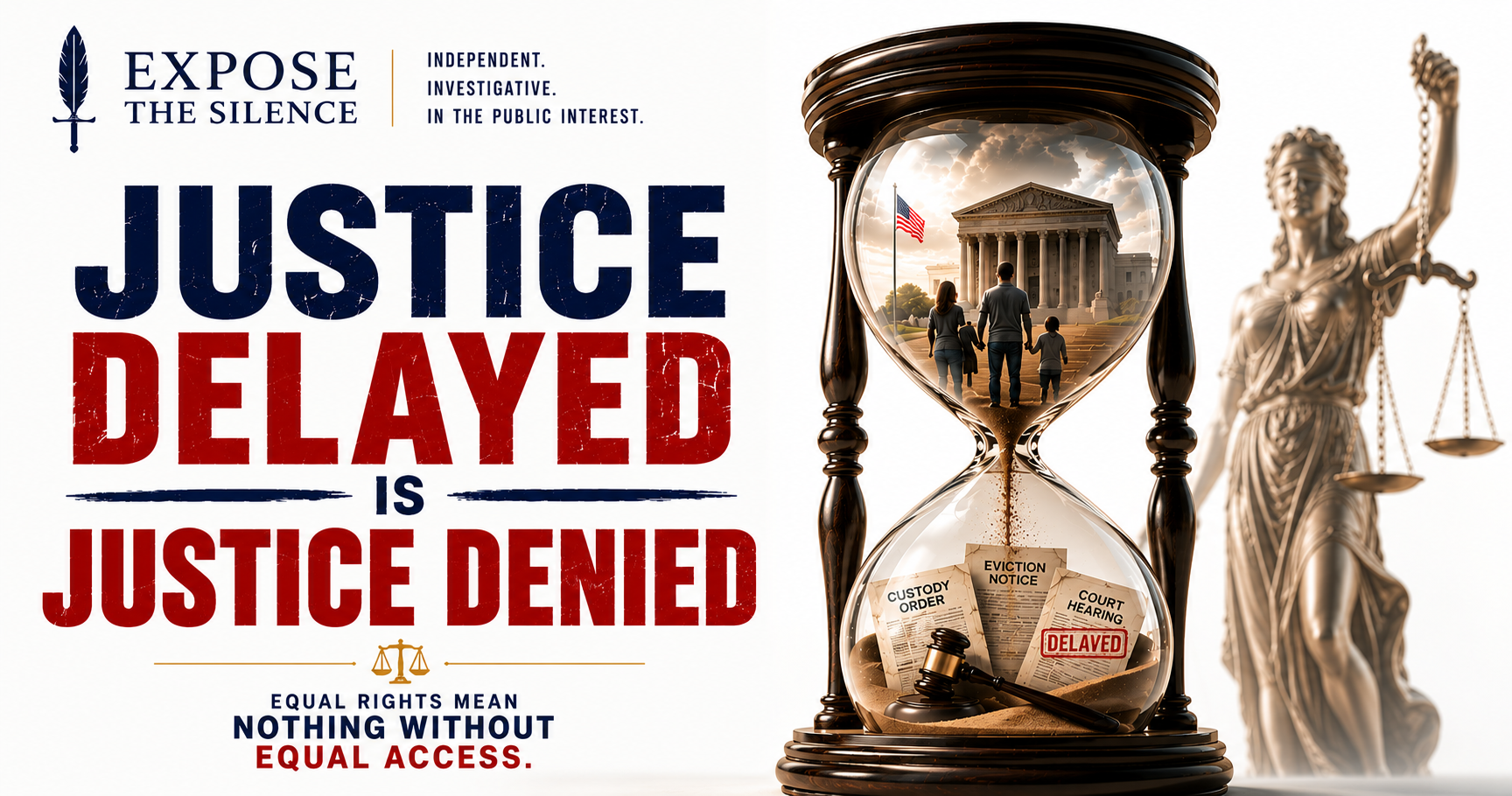 JUSTICE DELAYED IS JUSTICE DENIED