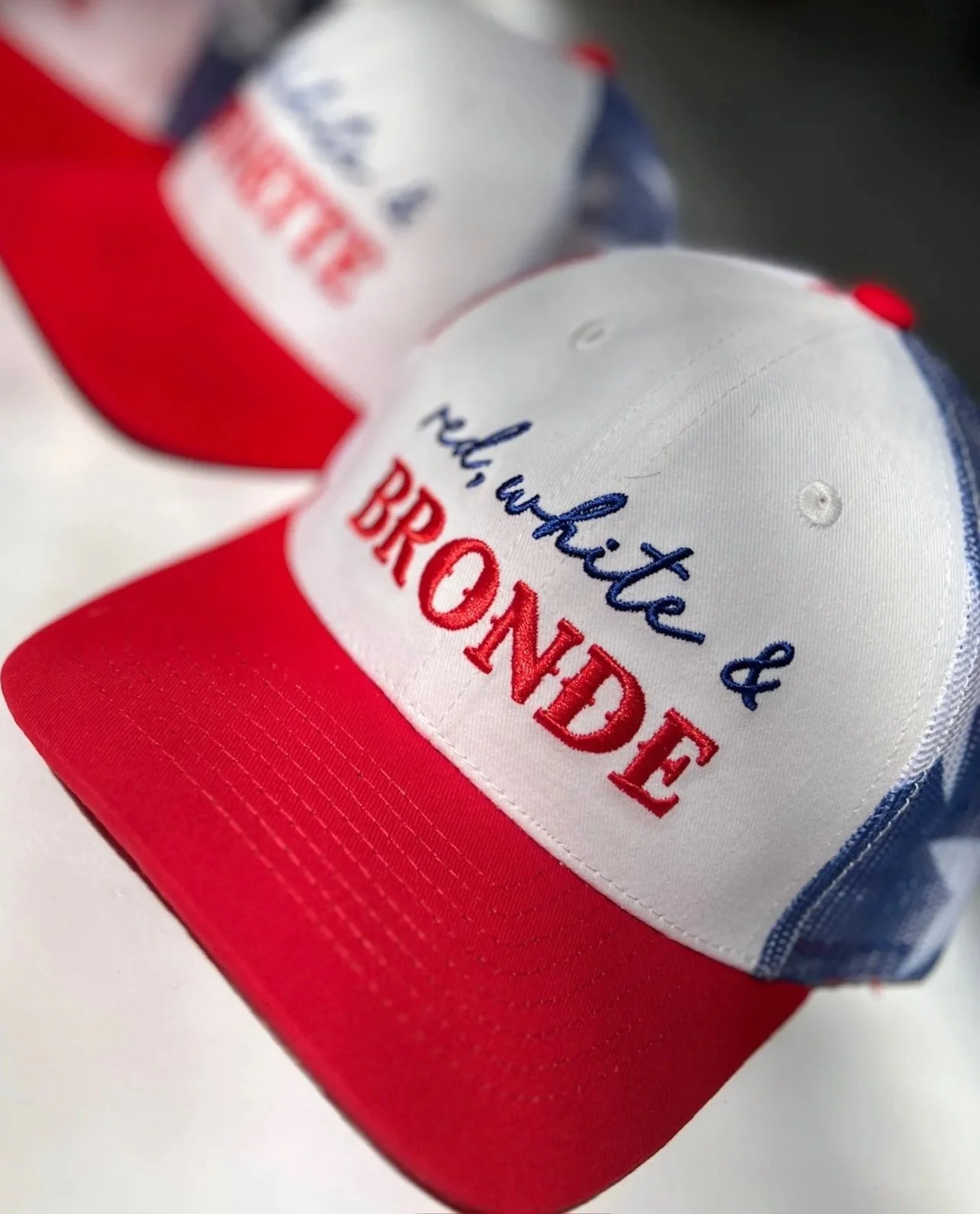 Red, White, & Bronde