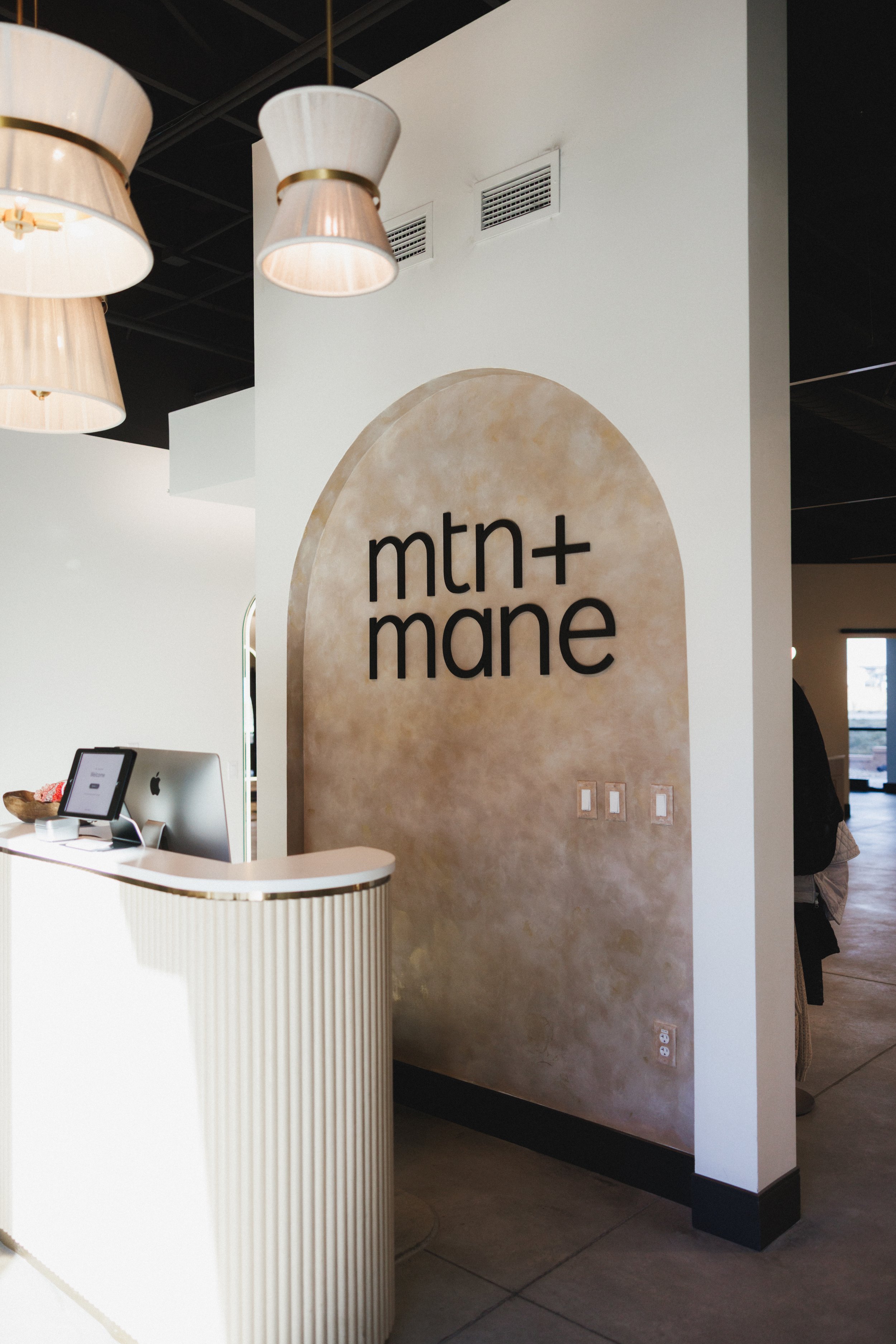 Interior of Mtn + Mane Salon in Timnath, Colorado