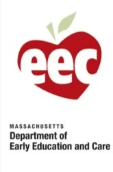 Massachusetts Department of Early Education and Care logo with an apple design
