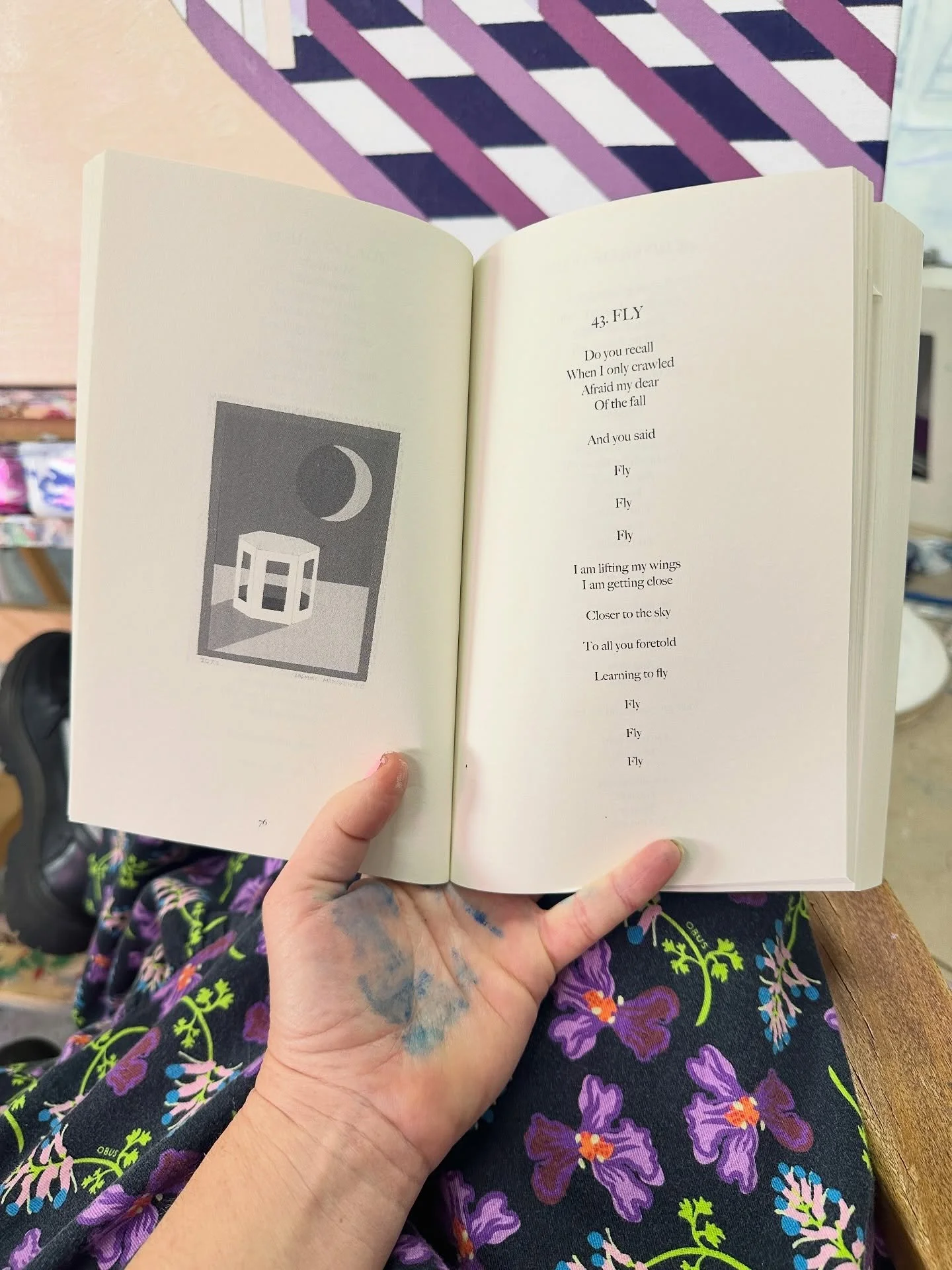 43. FLY ✈️ 

Do you recall 
When I only crawled 
Afraid my dear
Of the fall

And you said 

  FLY

  FLY

  FLY

I am lifting my wings
I am getting close 

Closer to the sky

To all you foretold

Learning to fly

  FLY

  FLY

  FLY

* For anyone cra