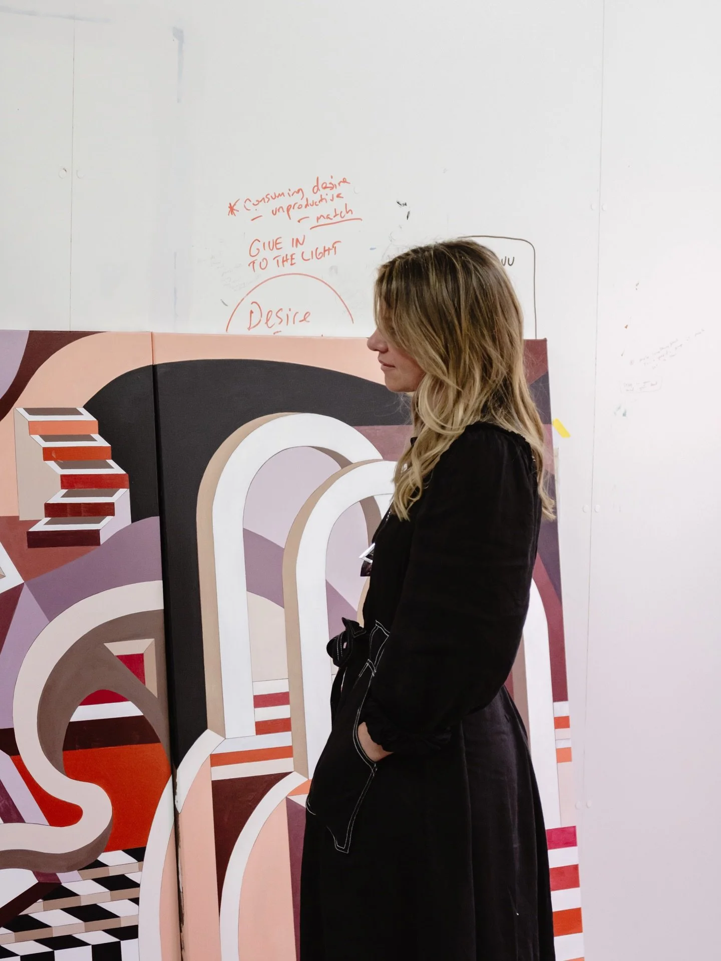 A #wip capture, a favourite piece from my new body of work;

 &ldquo; The Architecture of Dreams and D&eacute;j&agrave; Vu&rdquo; 

Opening on December the fourth at @solunafineart in Hong Kong - more info to come. 

@_georginamorrison 📸 
Current wa