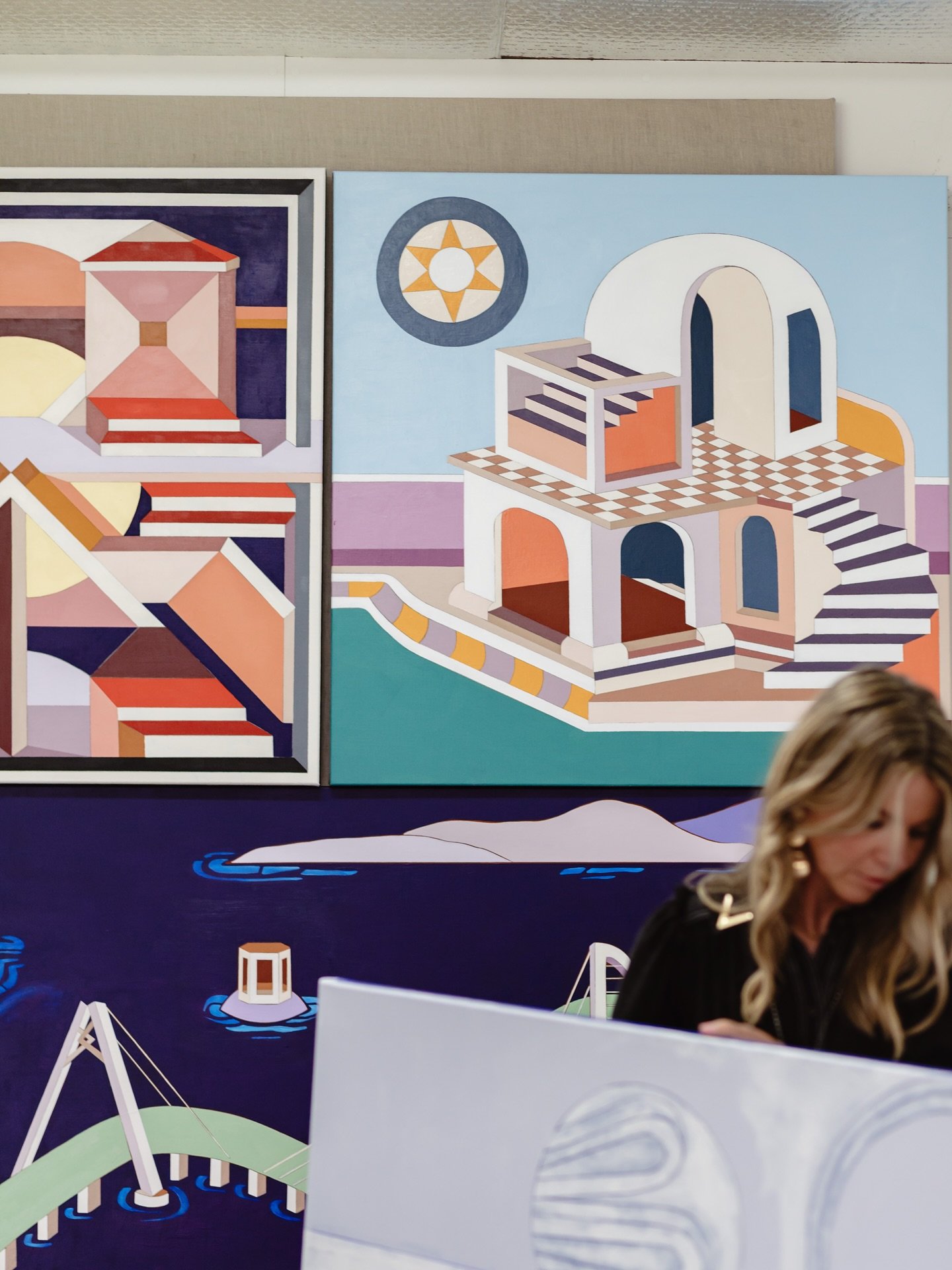 New work inspired by one of my favourite cities coming soon . The eclectic, ever surprising, complex and vibrant city that is Hong Kong. With its skyscrapers, seaside hideaways, hikes and architectural and cultural diversity it has drawn me back agai