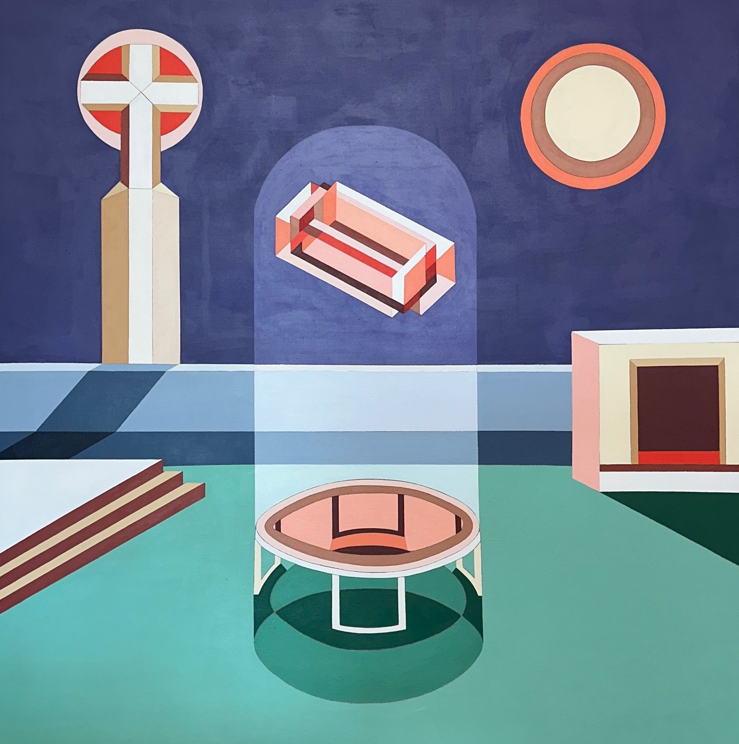 TRAMPOLINE OF TRANSCENDENCE ( scroll for full context) 🚀 🌍 ☮️ 🙏🏼

It is the anniversary of my Fathers passing today and this is a painting I did to mark the experience, as it was profound and life changing, in hindsight his death an opening to a 