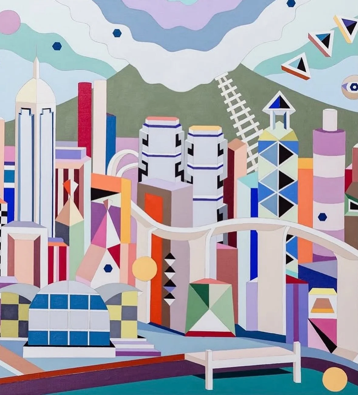 This week I am out of the studio and in Hong Kong for art fair week. Life is so rich in contrast and it has always felt important for me to get a feel for what is happening in the wider world, to be part of global conversations and to bring that leve