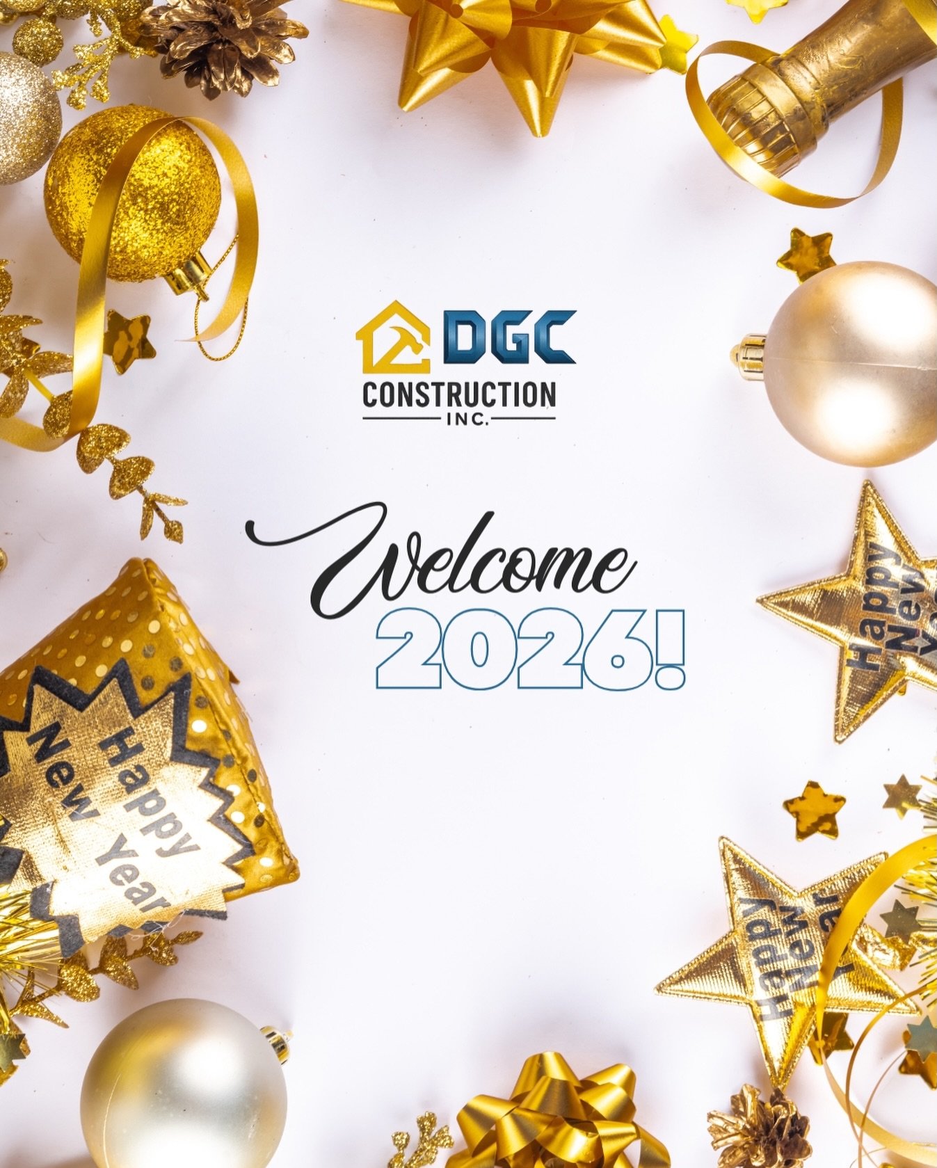 ✨ Happy New Year from DGC Construction.

We&rsquo;re ready to build stronger homes and communities in 2026.

#DGCConstruction #HappyNewYear #NewBeginnings