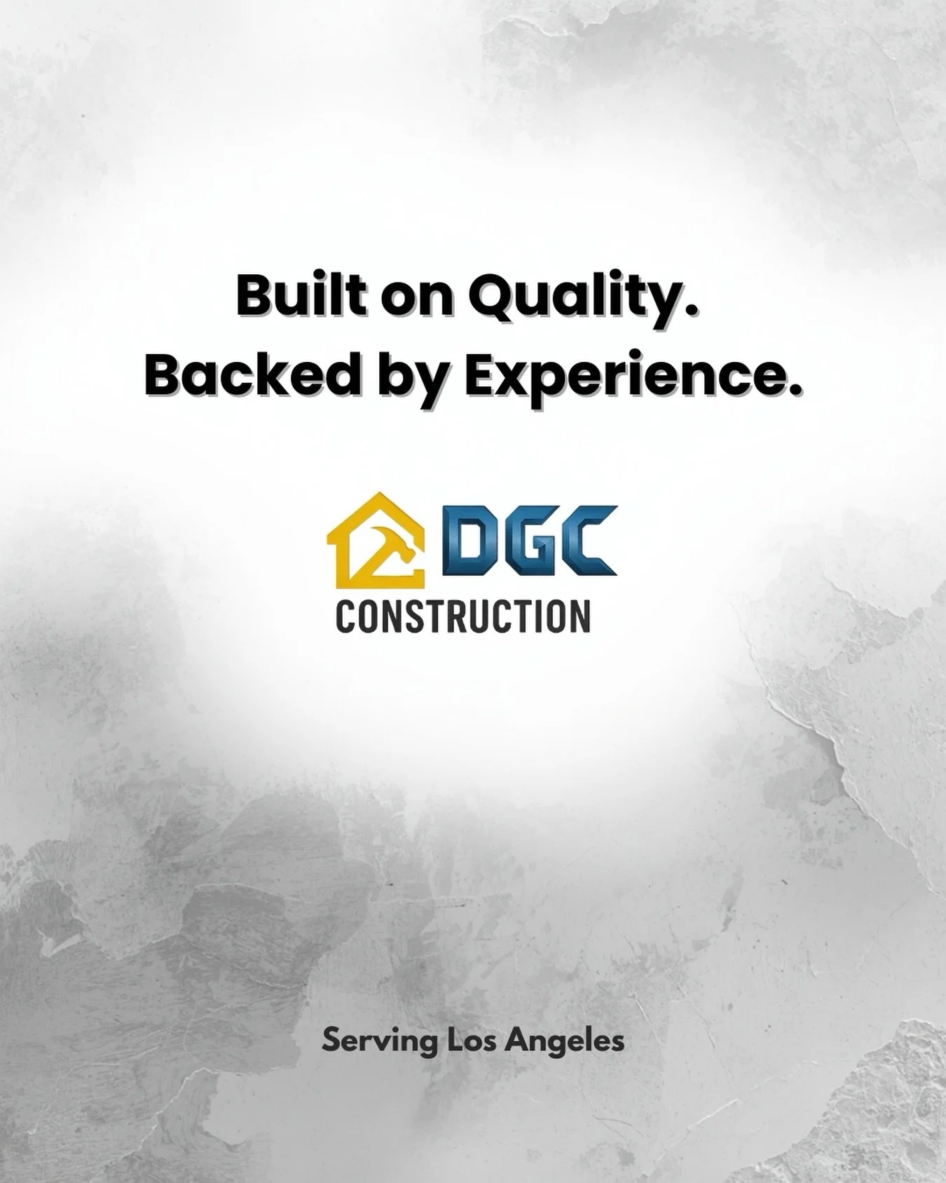 Every great home starts with a strong foundation.

At DGC Construction, we build with quality, intention, and over 30 years of LA expertise.

📍 Serving Los Angeles &amp; surrounding areas

#DGCConstruction #BuildingLA #HomeRemodel #ConstructionLife