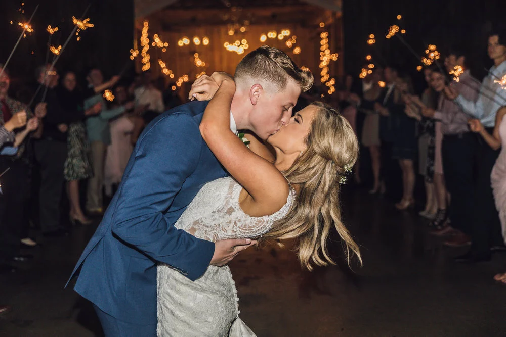 Colorado Springs Wedding Kiss