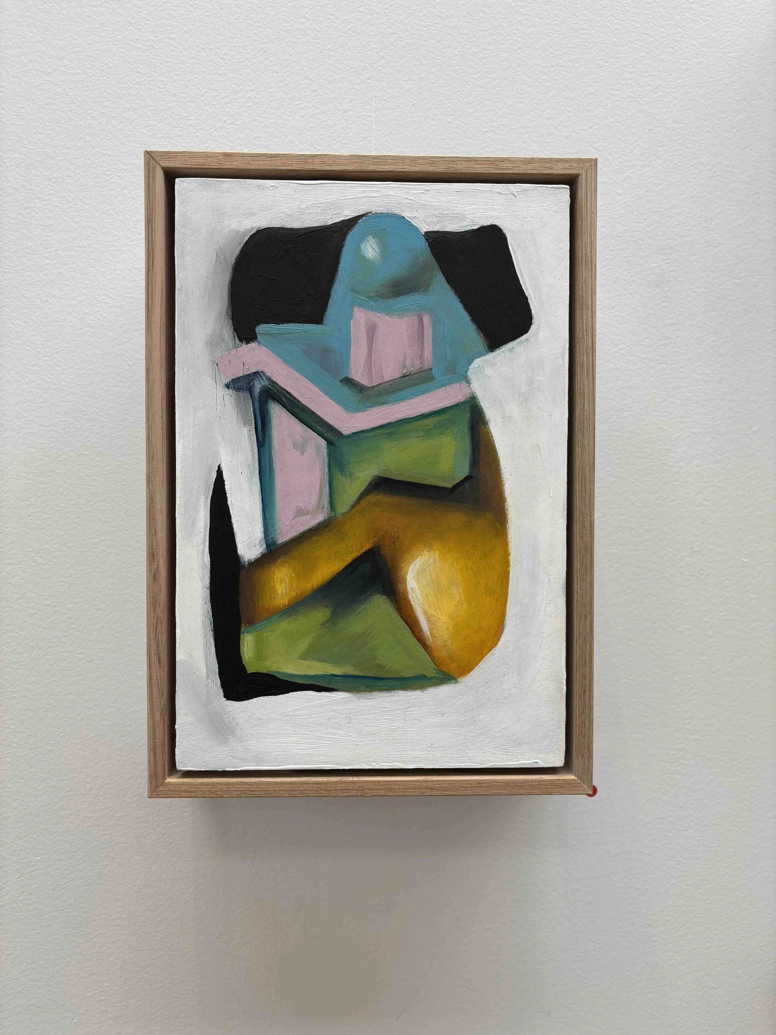 Delphic Sibyl, 2025, acrylic on birchwood, 23cm x 32cm, private collection 