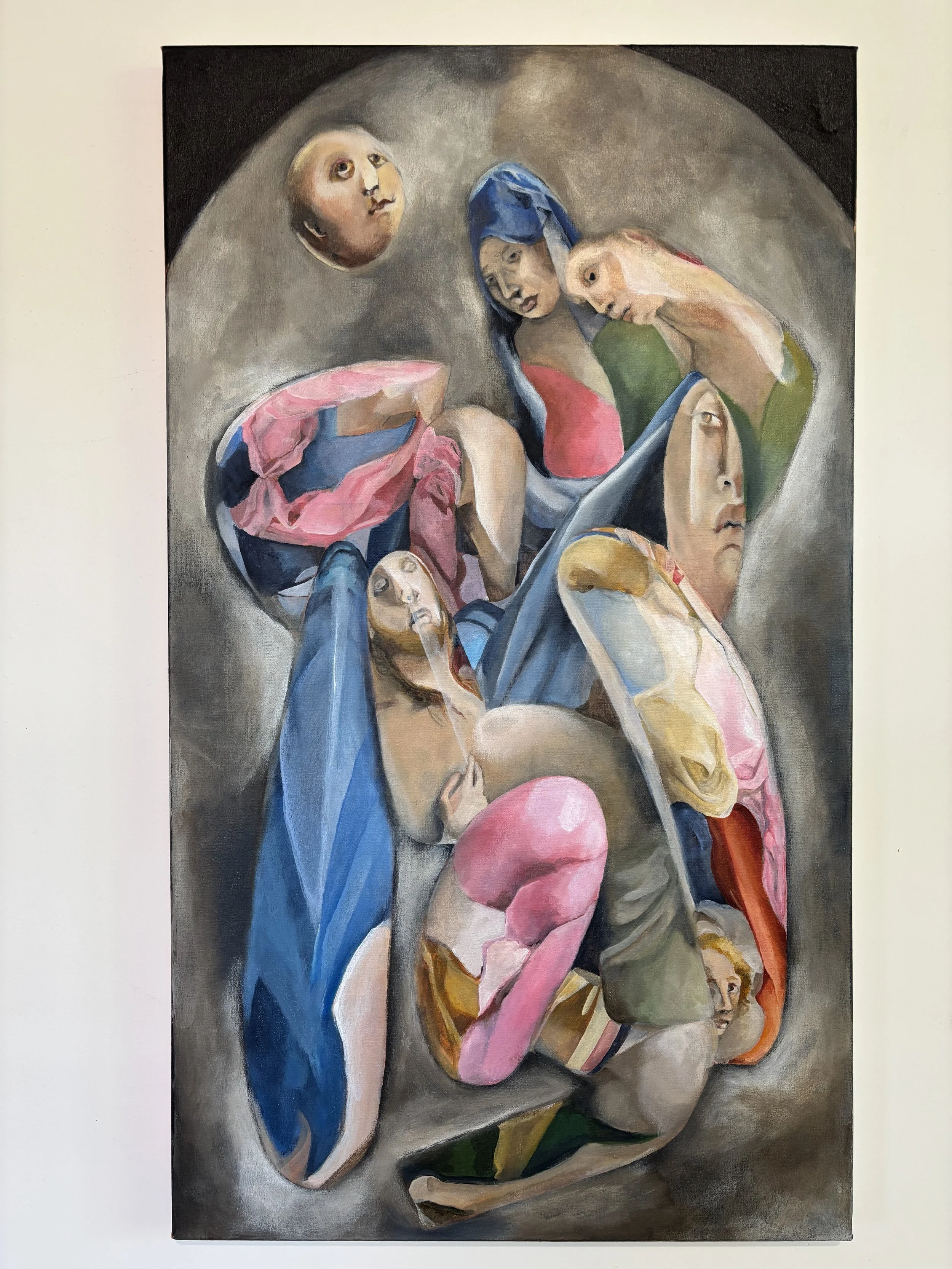 Pontormo's Dream, 2025, acrylic on canvas, 38cm x 66cm