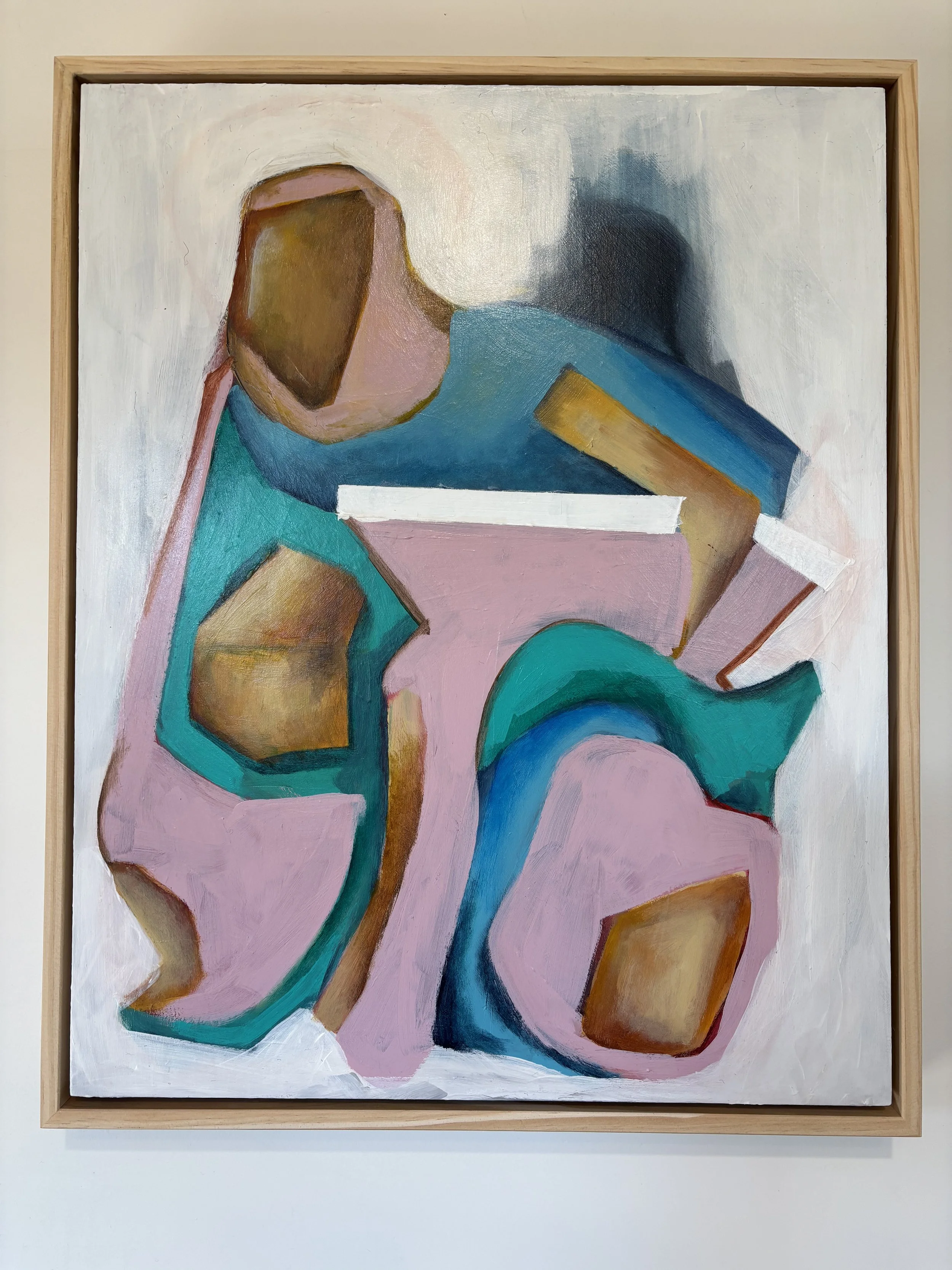 Daniel, 2026, acrylic on wooden panel, 44 x 54 x 5cm 