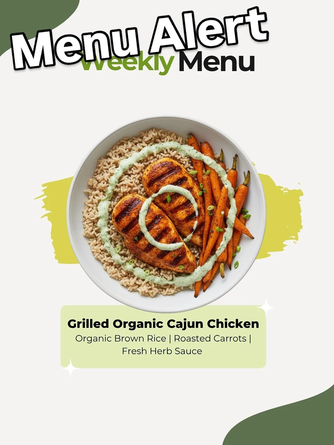 🥗 This Week&rsquo;s Menu &ndash; Lean, Clean &amp; Whole30 Inspired @nadegefleurimond  You can have your meals customize to support your Whole30 journey 

This week&rsquo;s menu is lean, full of fiber, and bursting with flavor 🌿
Each bowl is crafte