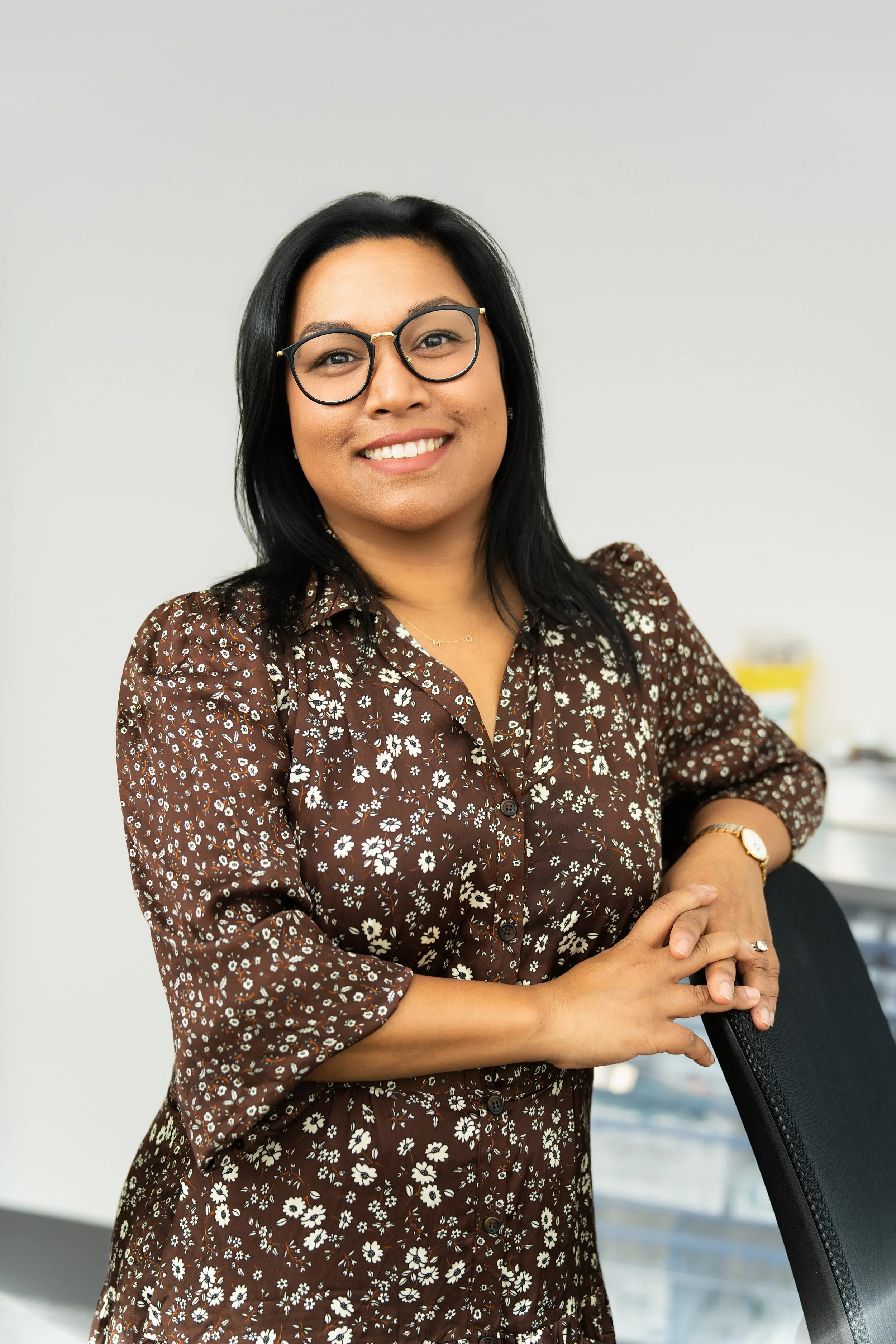 Dr Atandrila Das, colorectal and general surgeon, professional portrait in Melbourne