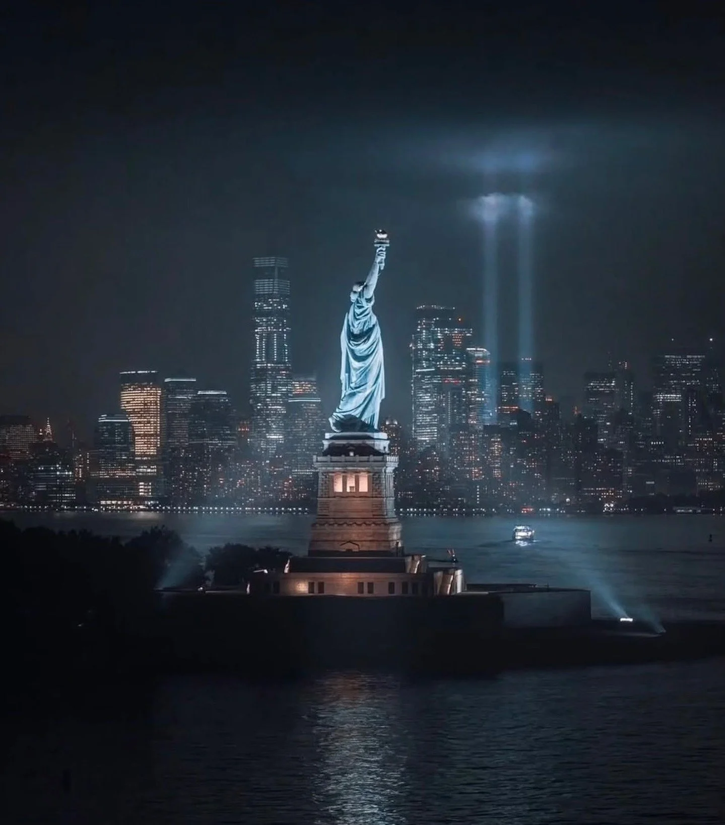 Every year these lights are a reminder of the the love ones that we lost on 9/11

Our thoughts and prayers go out to all of the family and friends and loved ones on this day today! 

Today we are reminded of the loss, strength and unity that even in 
