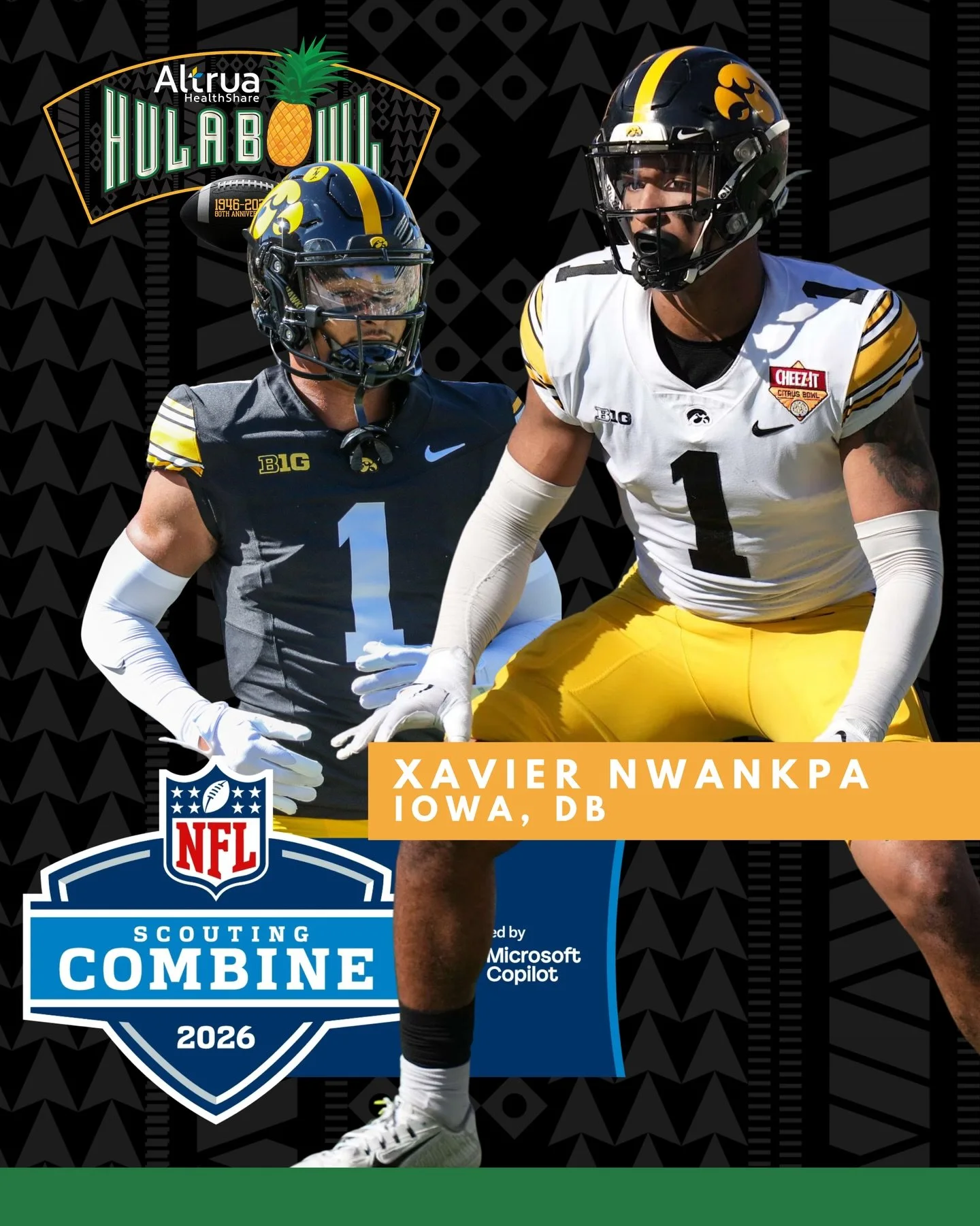We wish you the best of luck this week at the NFL Combine @xaviernwankpa_