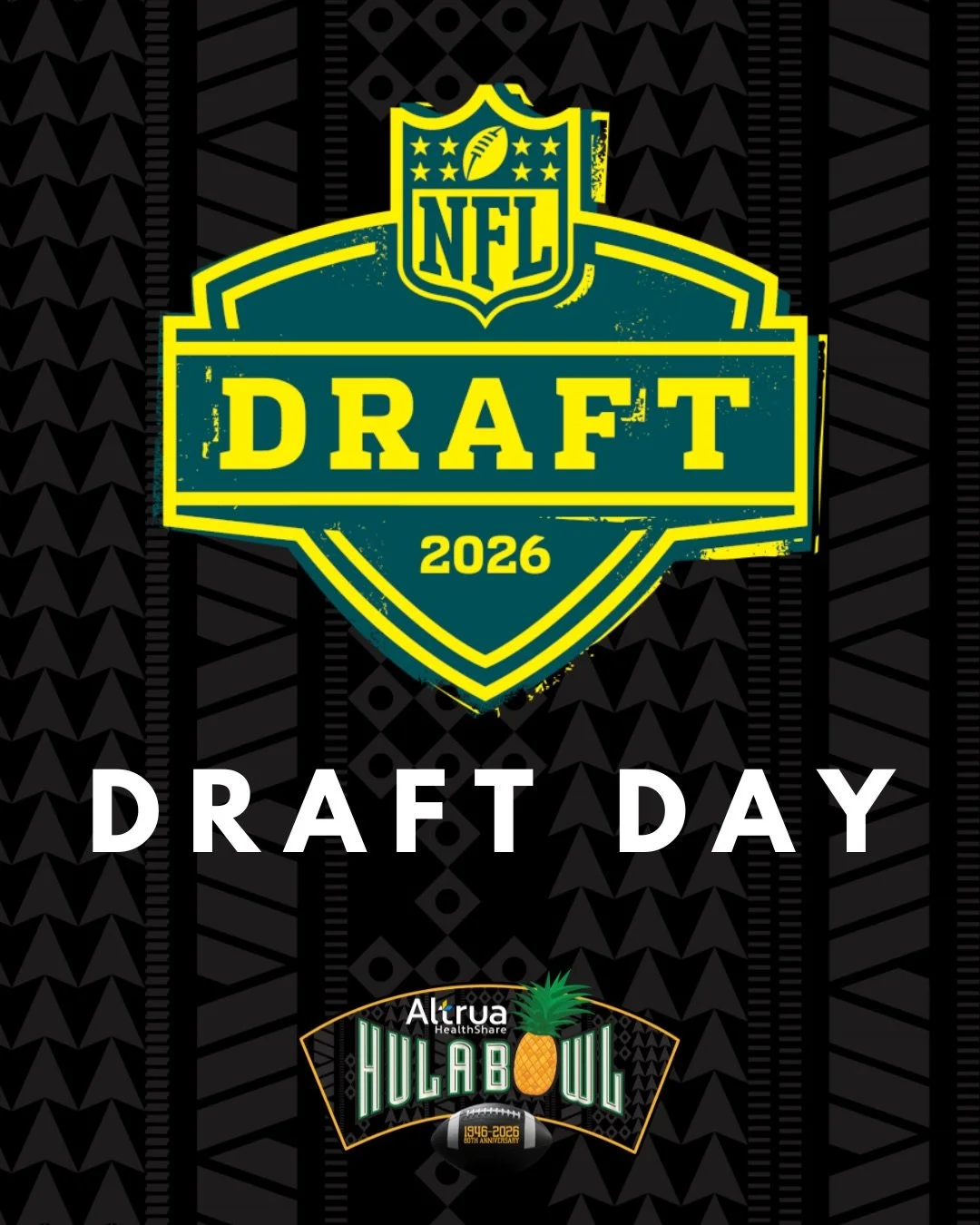 The NFL Draft is HERE! 🔥🏈

Wishing the best of luck to all our Hula Bowl players as they take the next step in their journey. The 2026 class was loaded with talent &mdash; 120 players who showed out and proved they belong on the big stage.

Go make