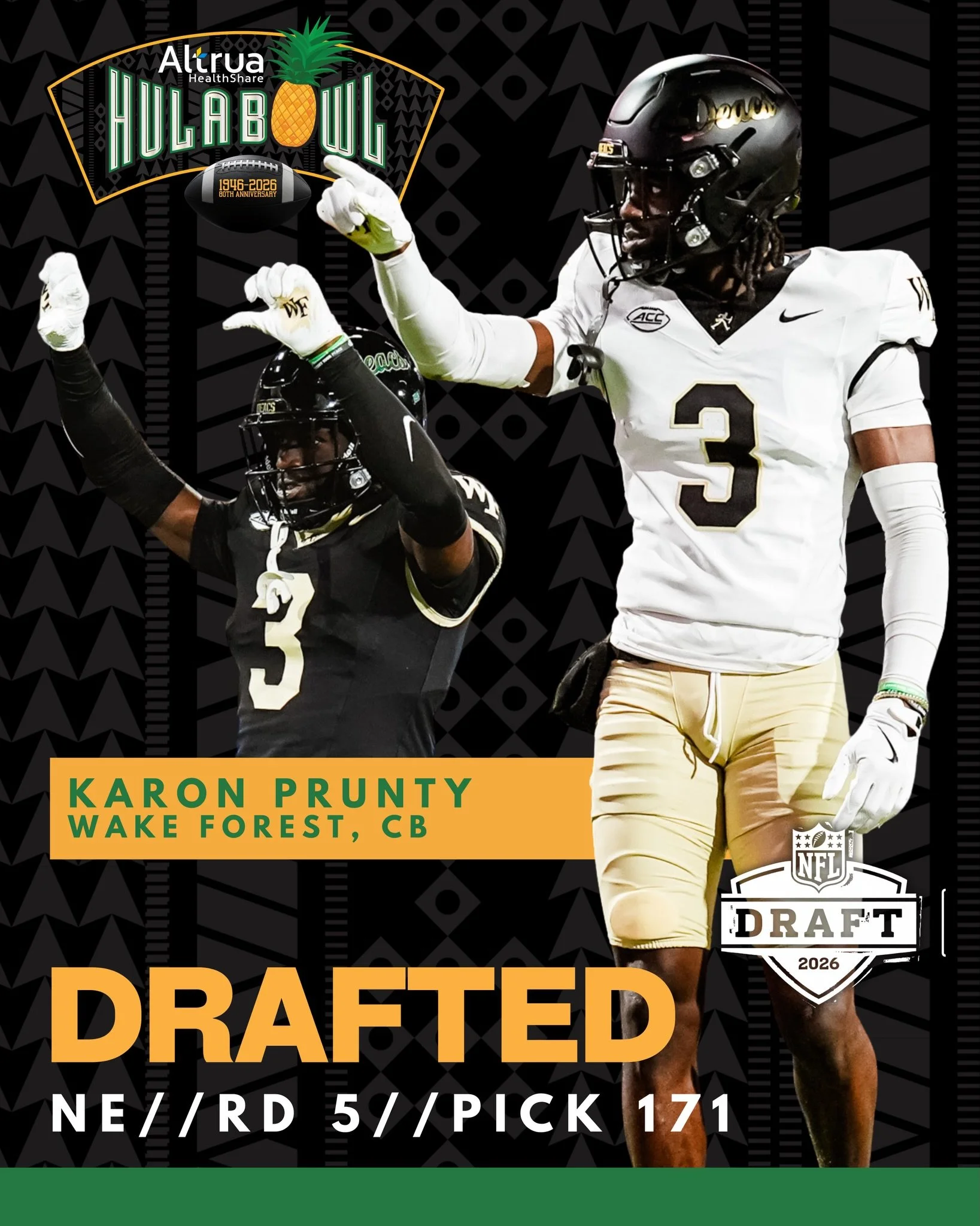 Hula Bowl proved it&mdash;NFL confirmed it. Congrats on the draft!