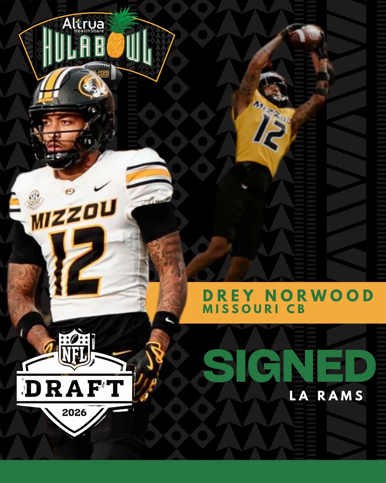 Congrats @dreydennorwood