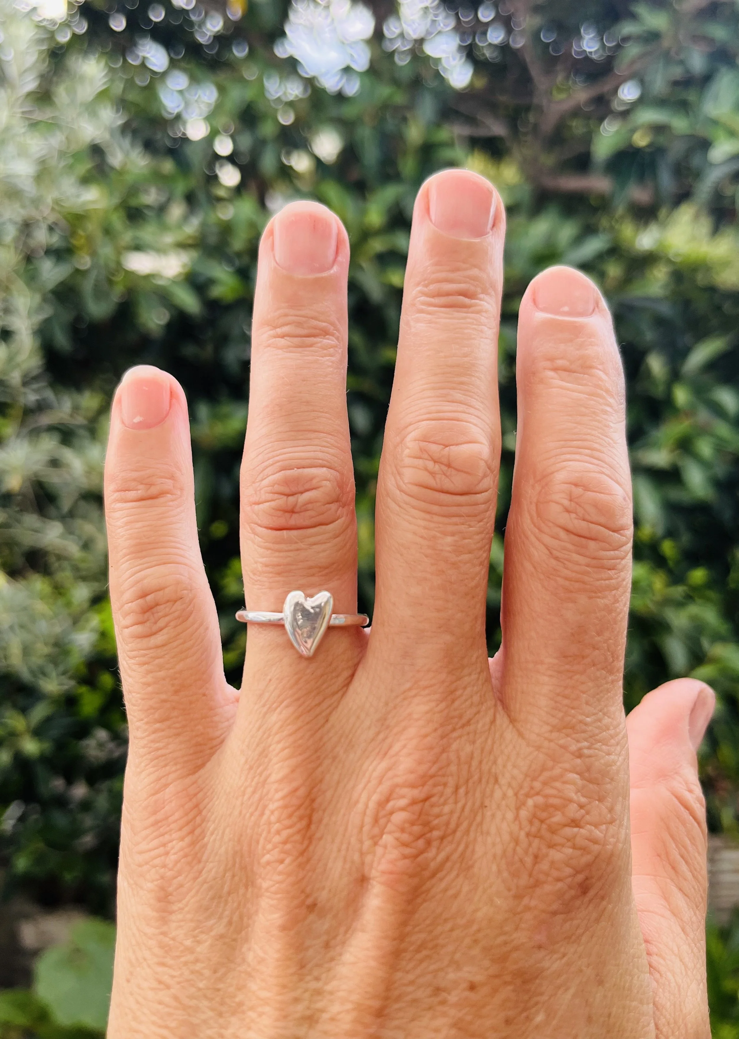 Silver Heart Ring #1