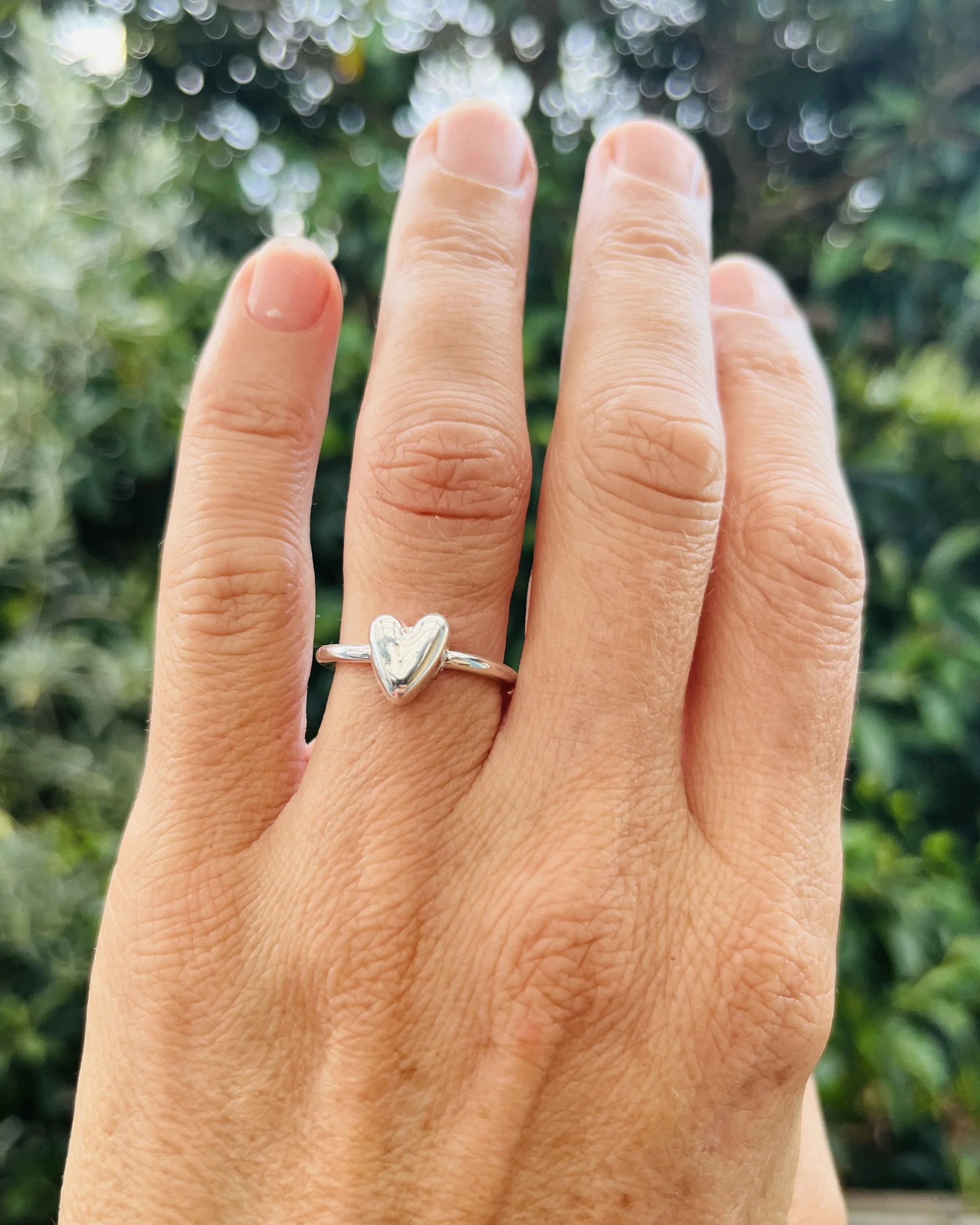Silver Heart Ring #2