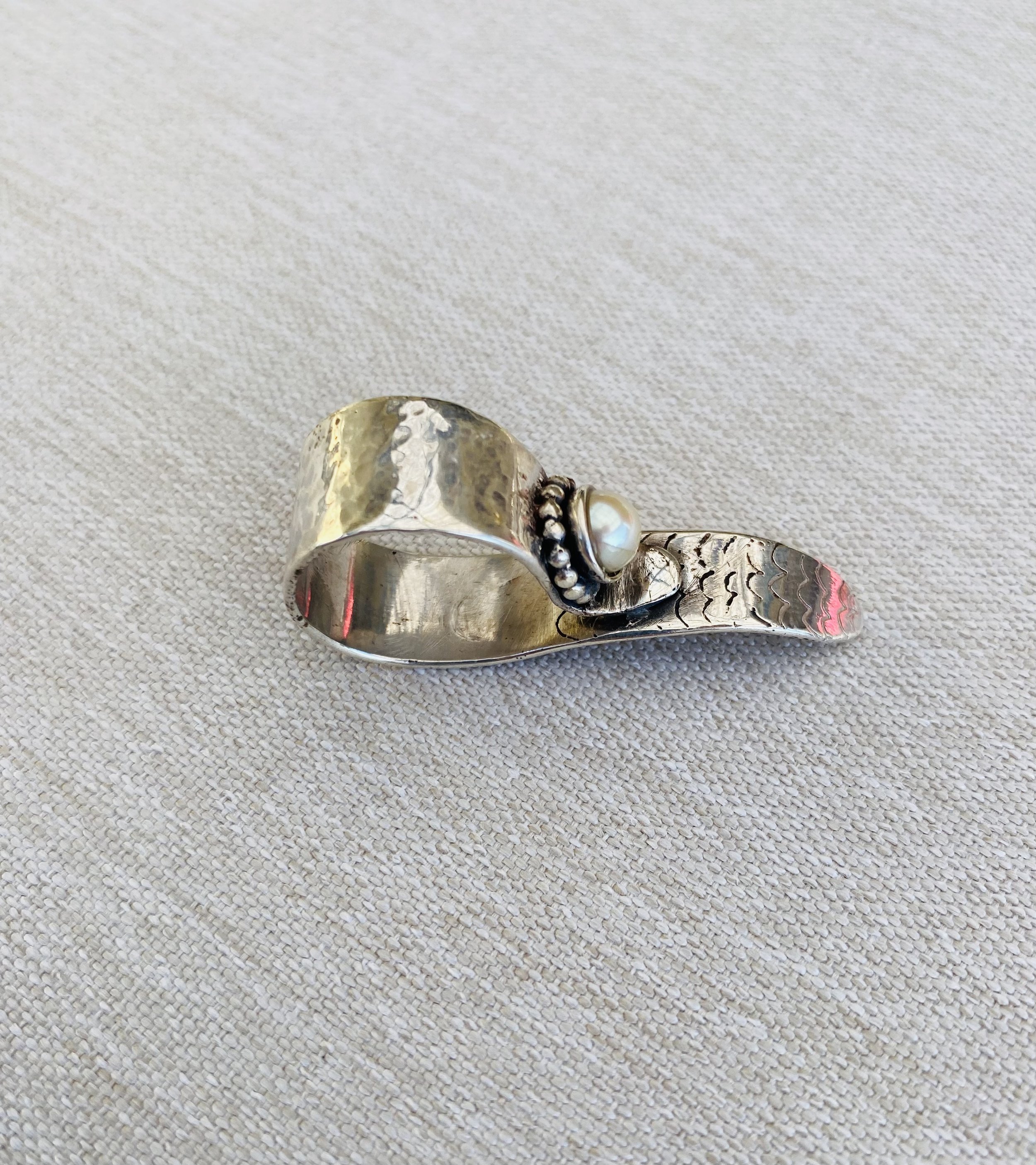 Mermaid Ring with Pearl