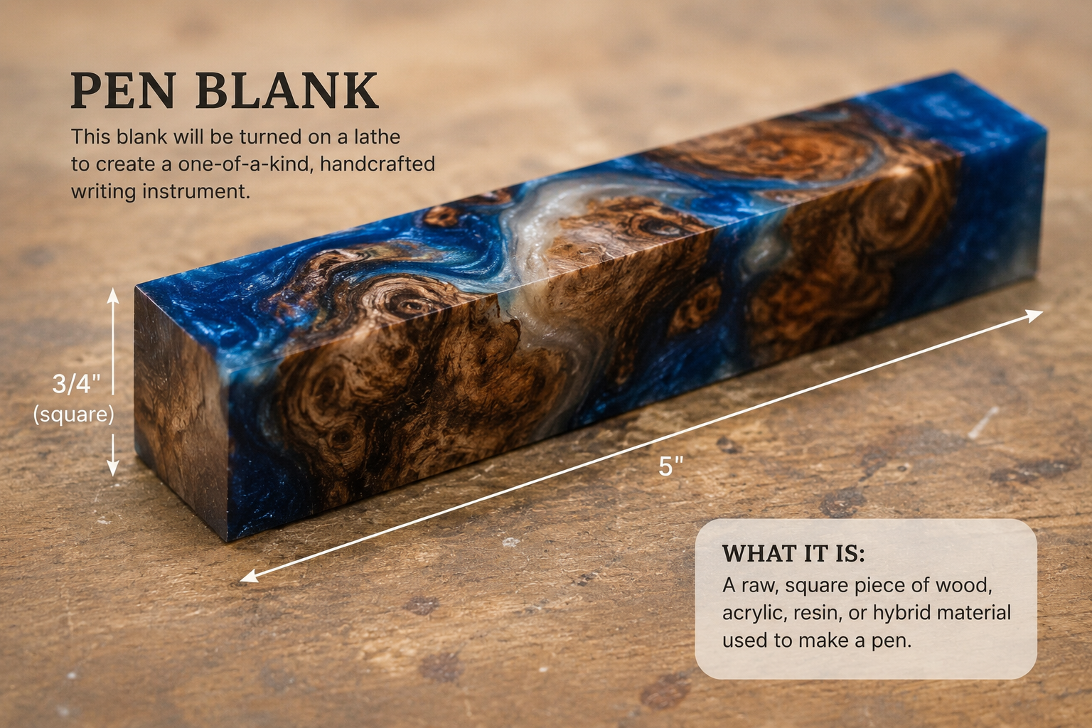 What Are Pen Blanks and How Do We Turn Them Into Something Unforgettable?