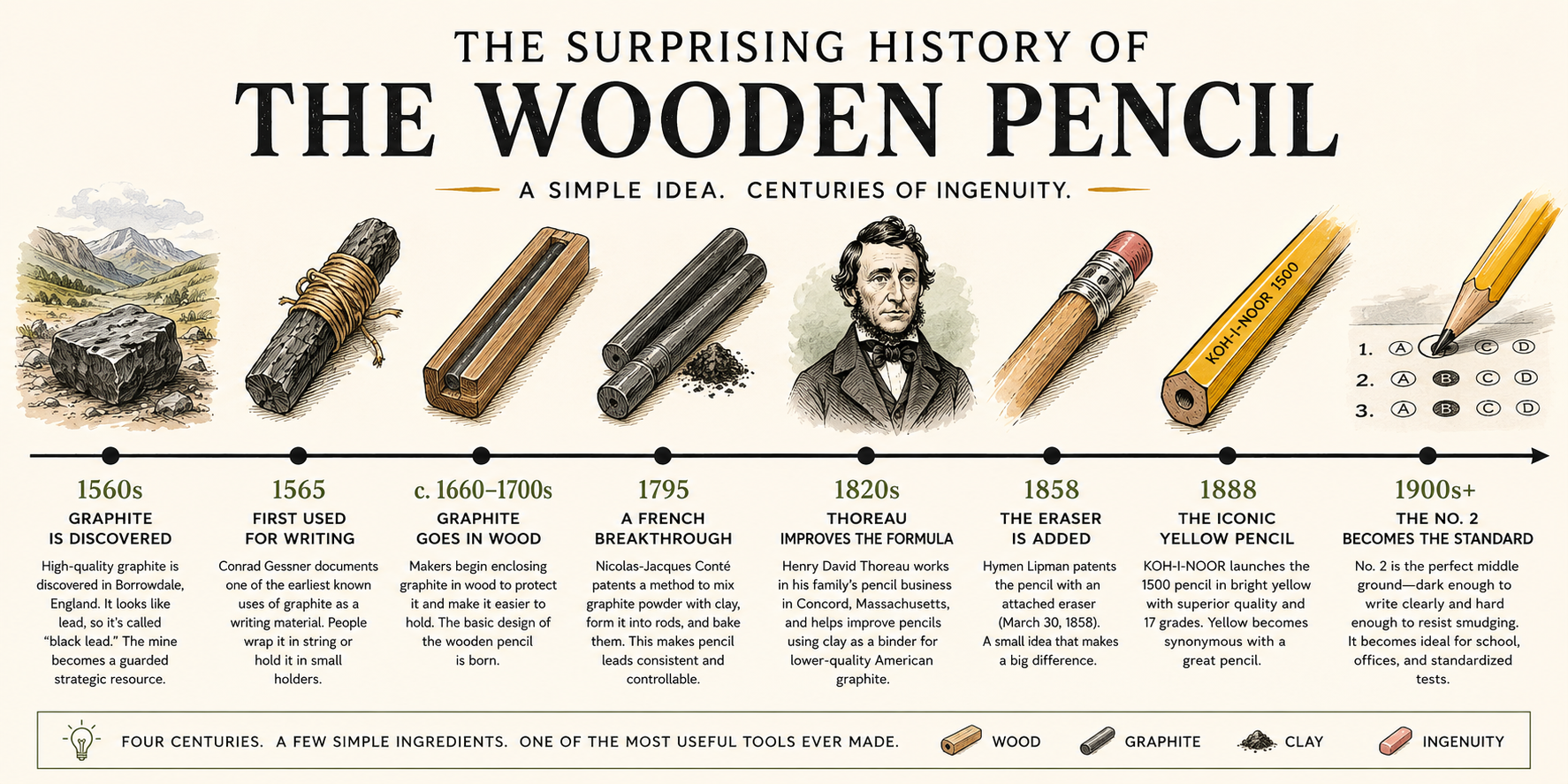 The Surprisingly Complicated History of the Wooden Pencil