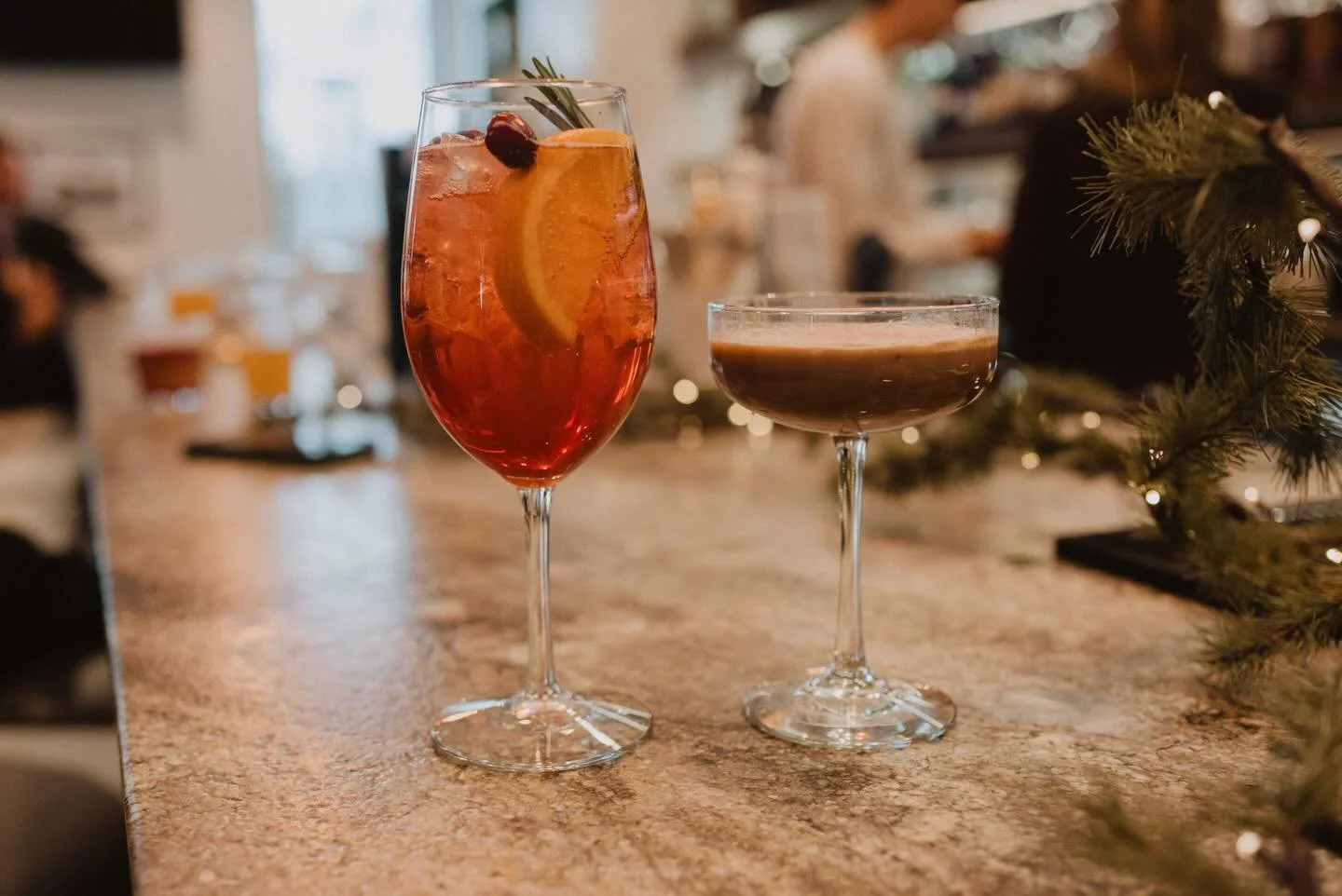 Our holiday cocktails are in full swing! ✨Stop in and enjoy the season with us. See you soon! 🎄