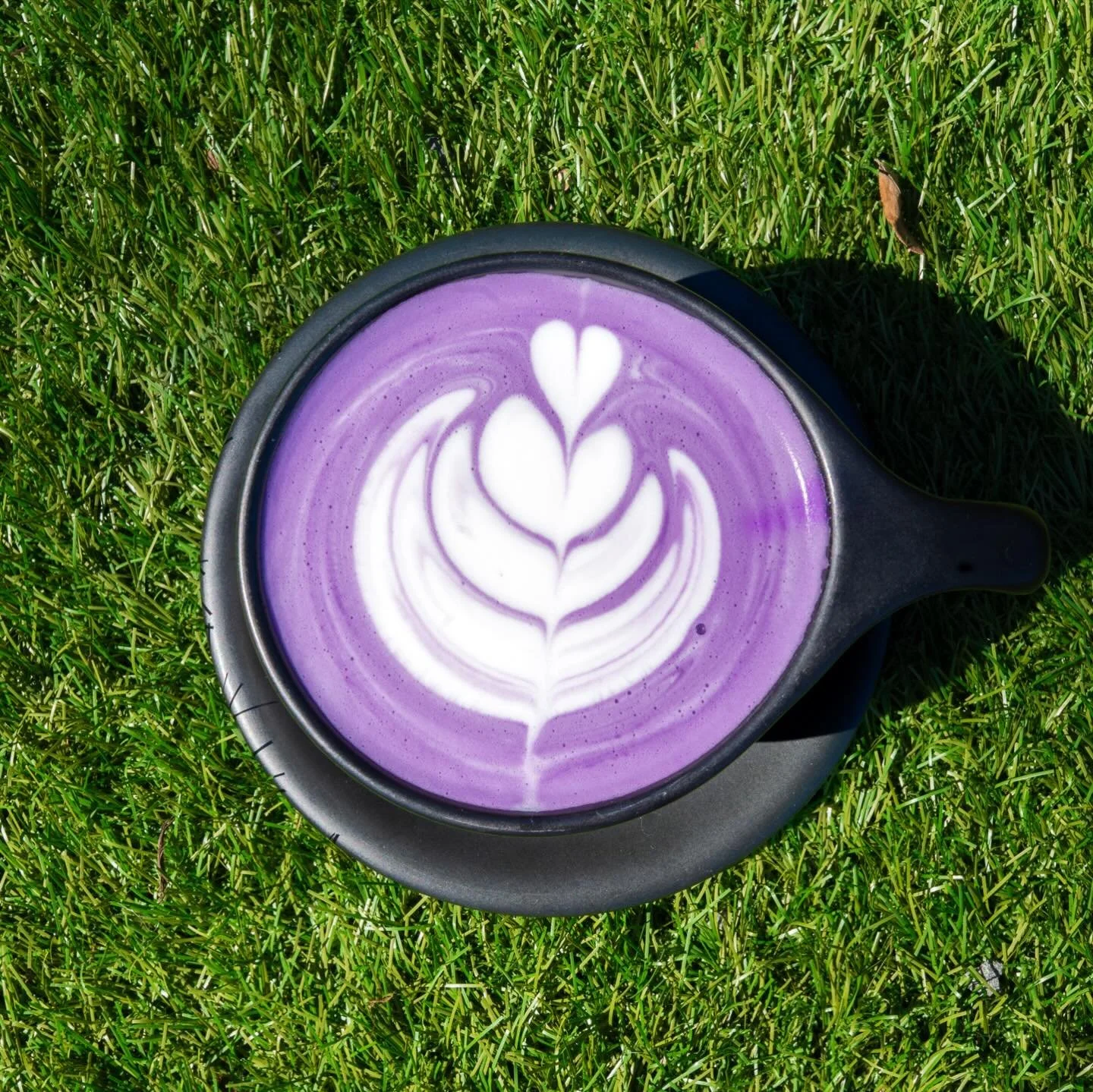 no, this isn&rsquo;t an April fools joke&hellip; it&rsquo;s actually purple 💜

meet our ube latte! made with ube, a Filipino purple root vegetable (think a sweeter, creamier cousin of a yam) that brings natural vanilla-like flavor and that dreamy pu