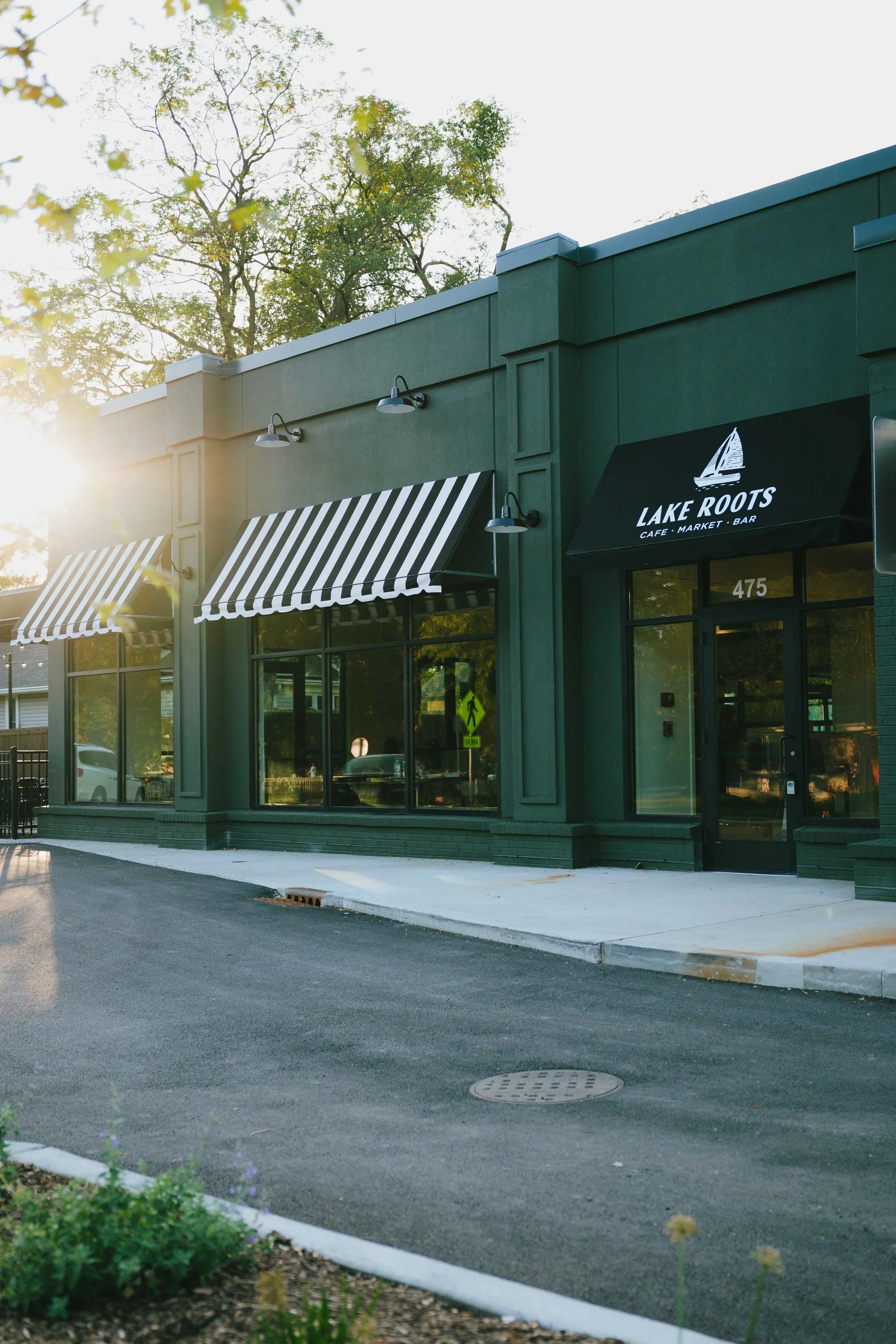 Lake Roots Store Front in Crystal Lake