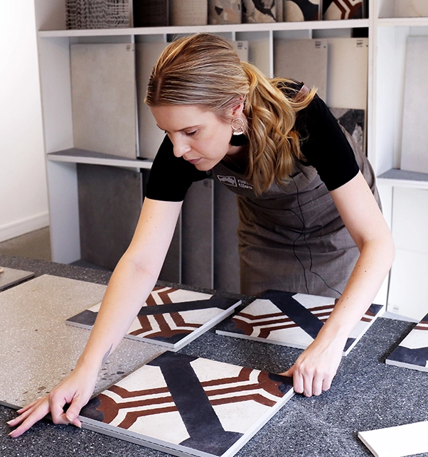 home building colour selection process