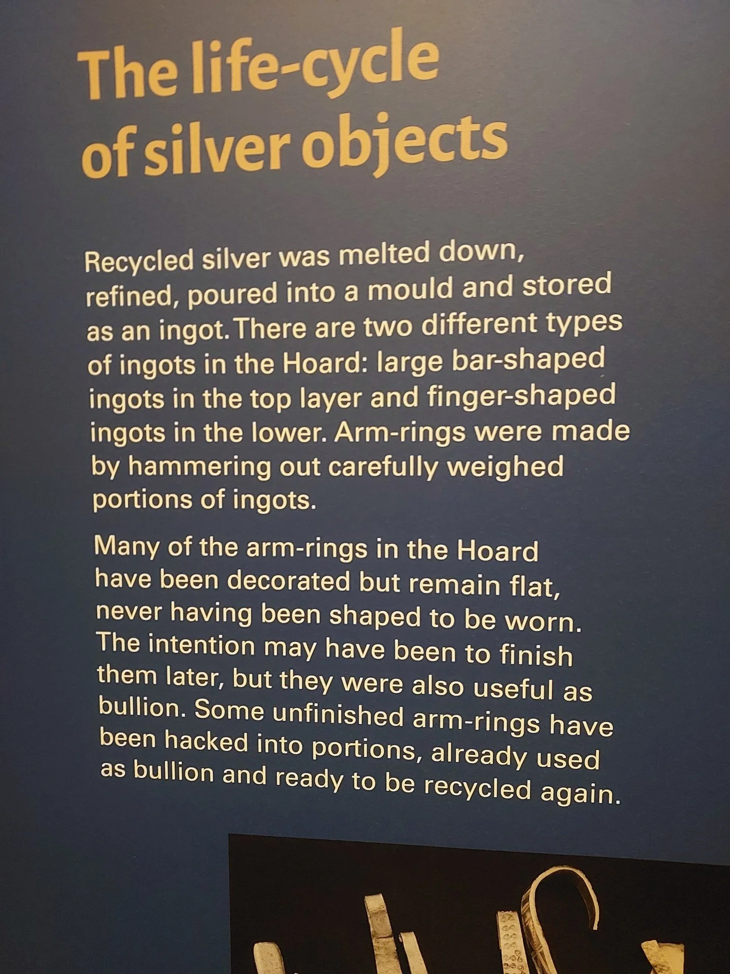 The Galloway Hoard is an incredible source of inspiration and I visited it in Melbourne Museum in September. I loved reading about how recycling was a core part of the practise, and it makes me smile to think that there are Vikings who had a similar 