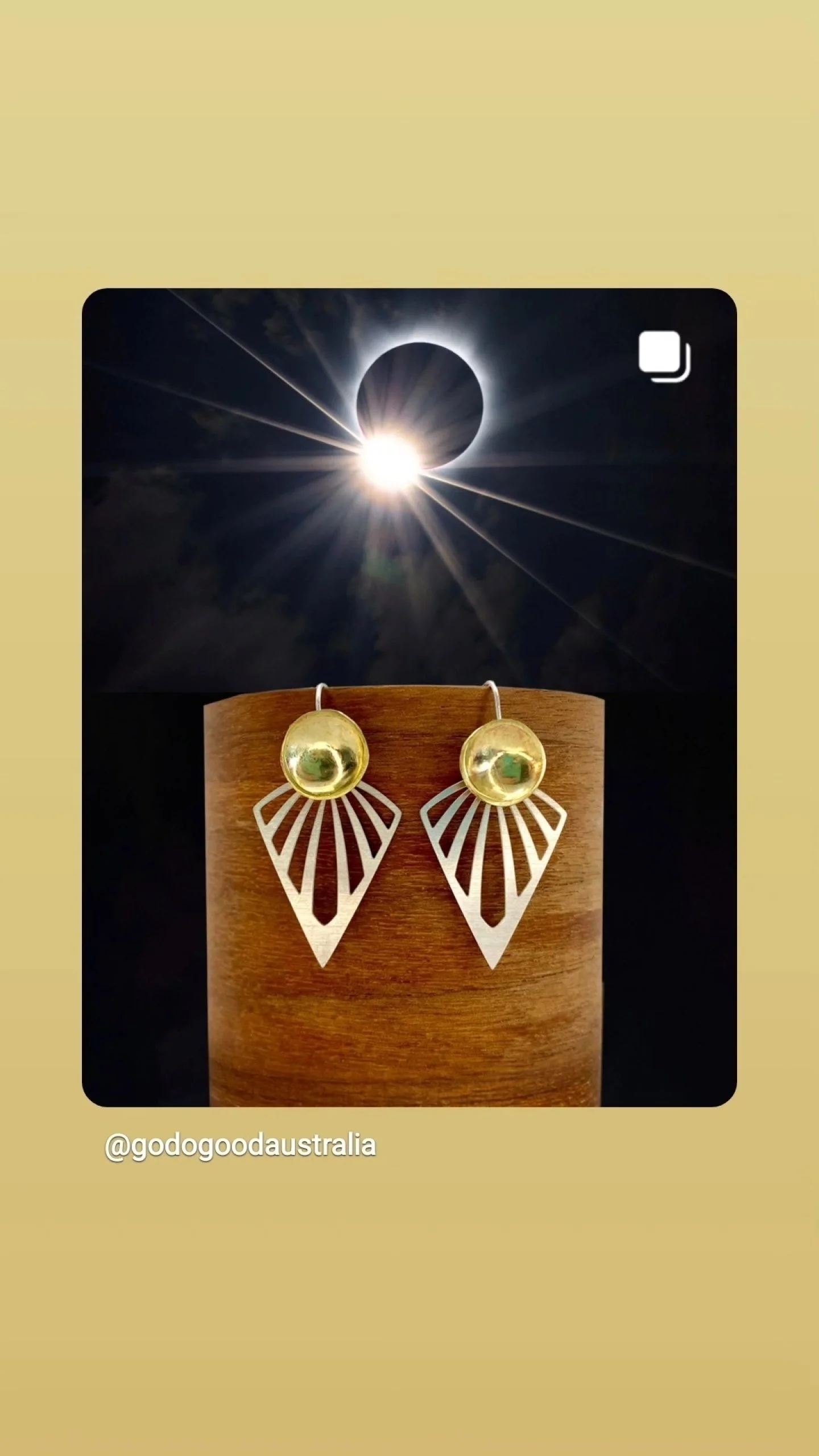 These solar flare earrings are the perfect talisman for me as I forge into 2026.

This year for me is the year of the North Star, finding my light from deep within and nurturing my light so I can share it with others.

🌟