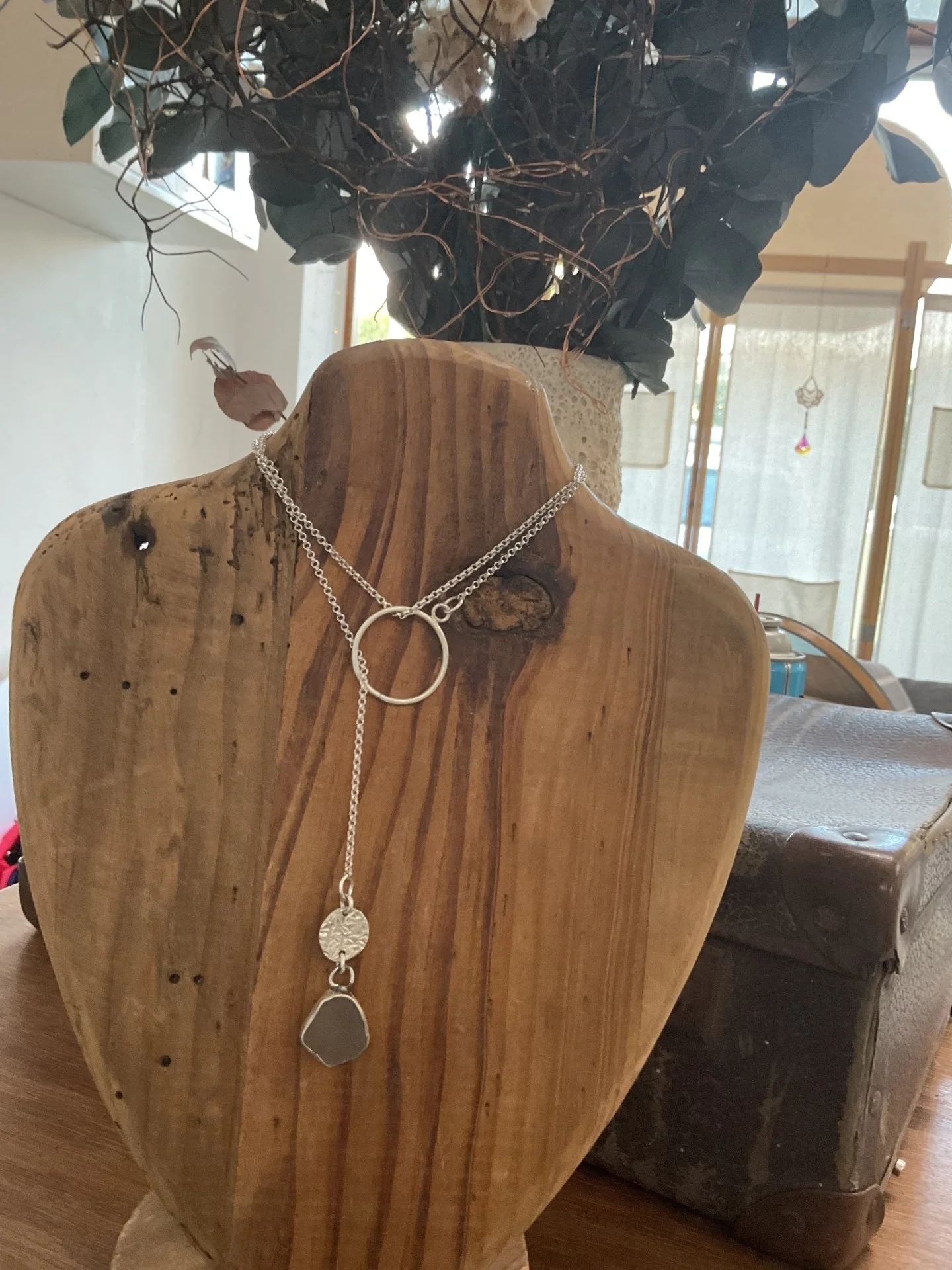 Every time I have worn this new necklace I have been asked:

- Where can I buy it?
- When will it be available?
- Can I make one in a class?

There are four coming to Artocracy, and they will soon be added to the online store as well.

As for learnin