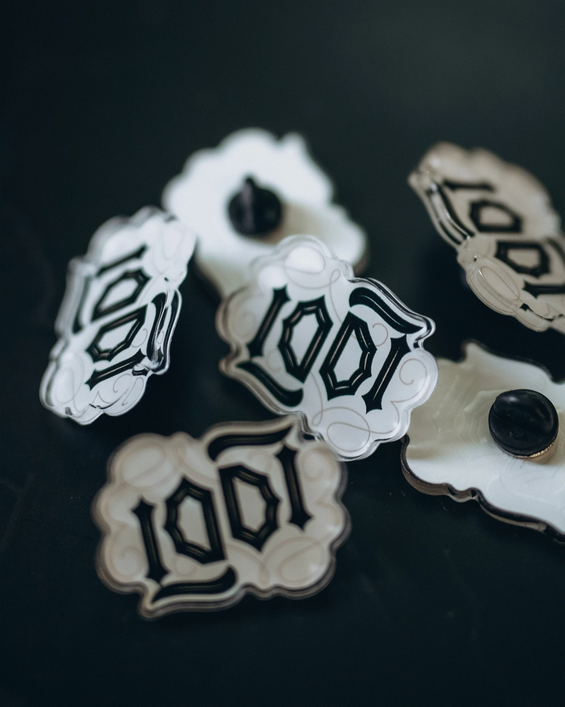 Lodi Ambigram Acrylic Pin