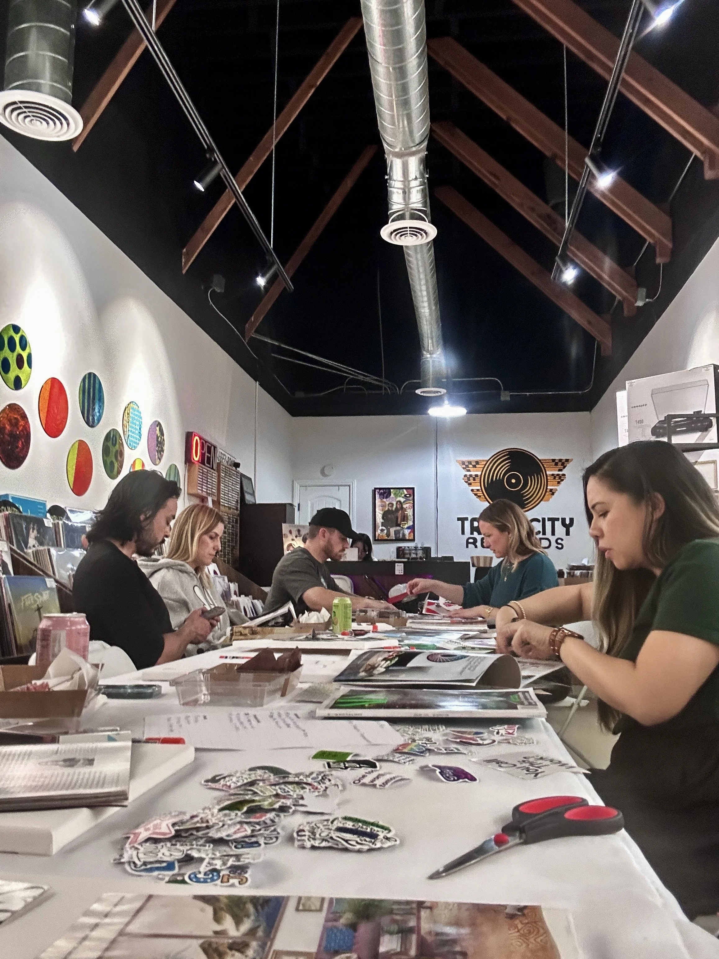 Vision Boarding at Track City Records - Feb 27