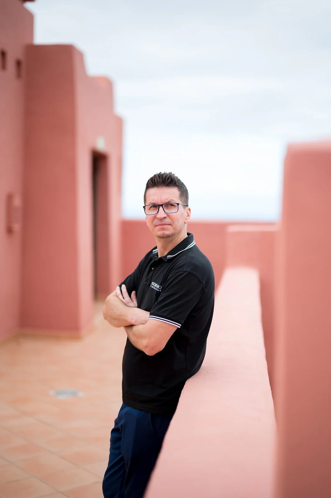 Krys – lead videographer at Story & Motion, photographed by Ed Pereira at the Ritz-Carlton Tenerife, specialist in cinematic wedding and corporate films