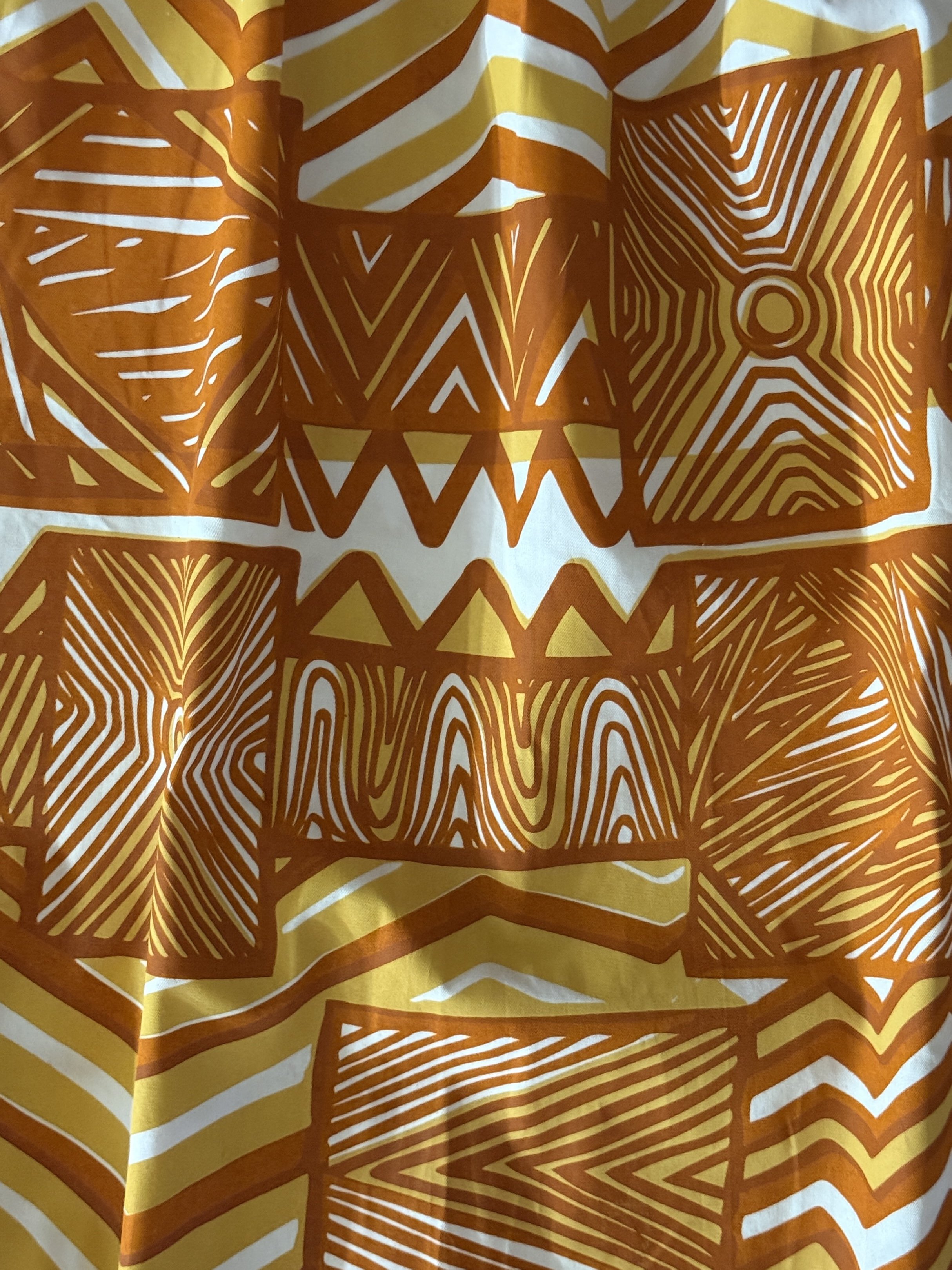 Cotton poplin skirt with rust and ochre print.jpg (Copy)
