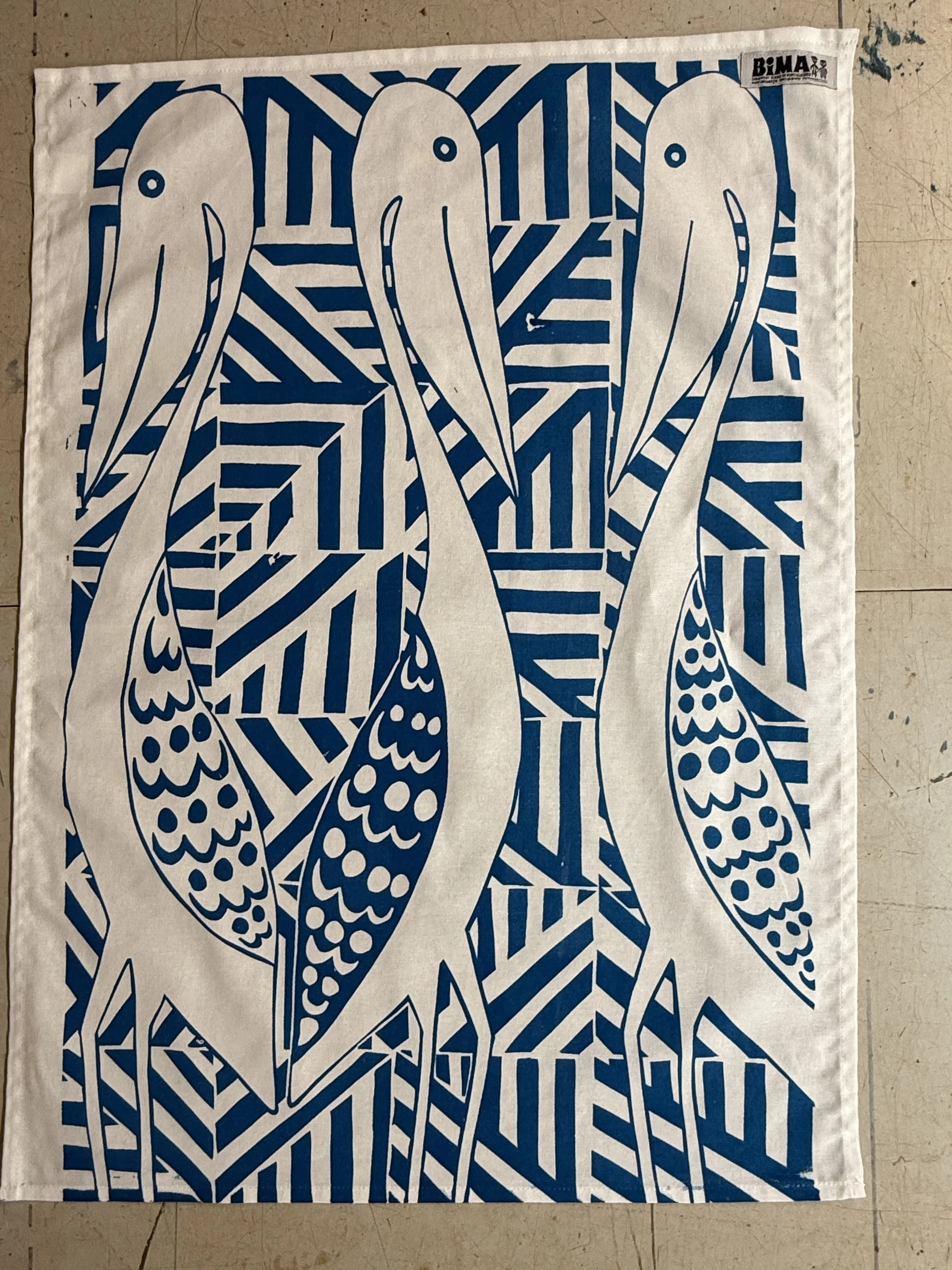 Pelicans - Blue on Cotton.jpg