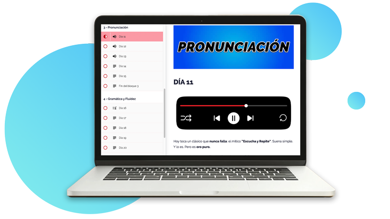 Bloque de Pronunciación de Spanish Step by Step para hablar claro integrando el ritmo y la melodía natural del español.