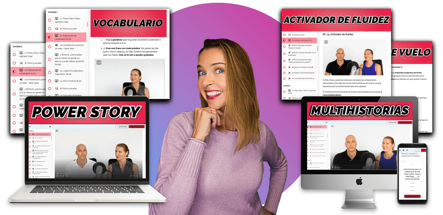 Piensa y habla en español