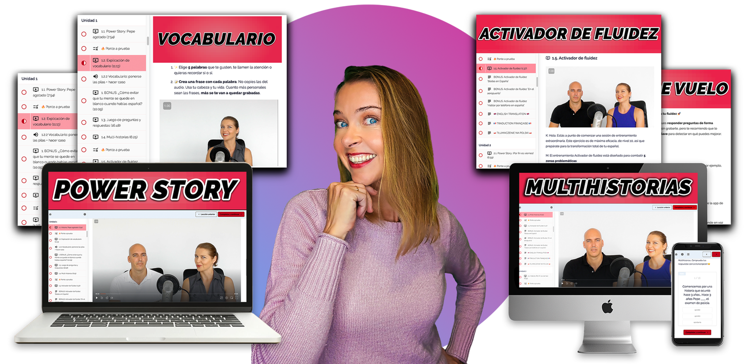 Piensa y habla en español